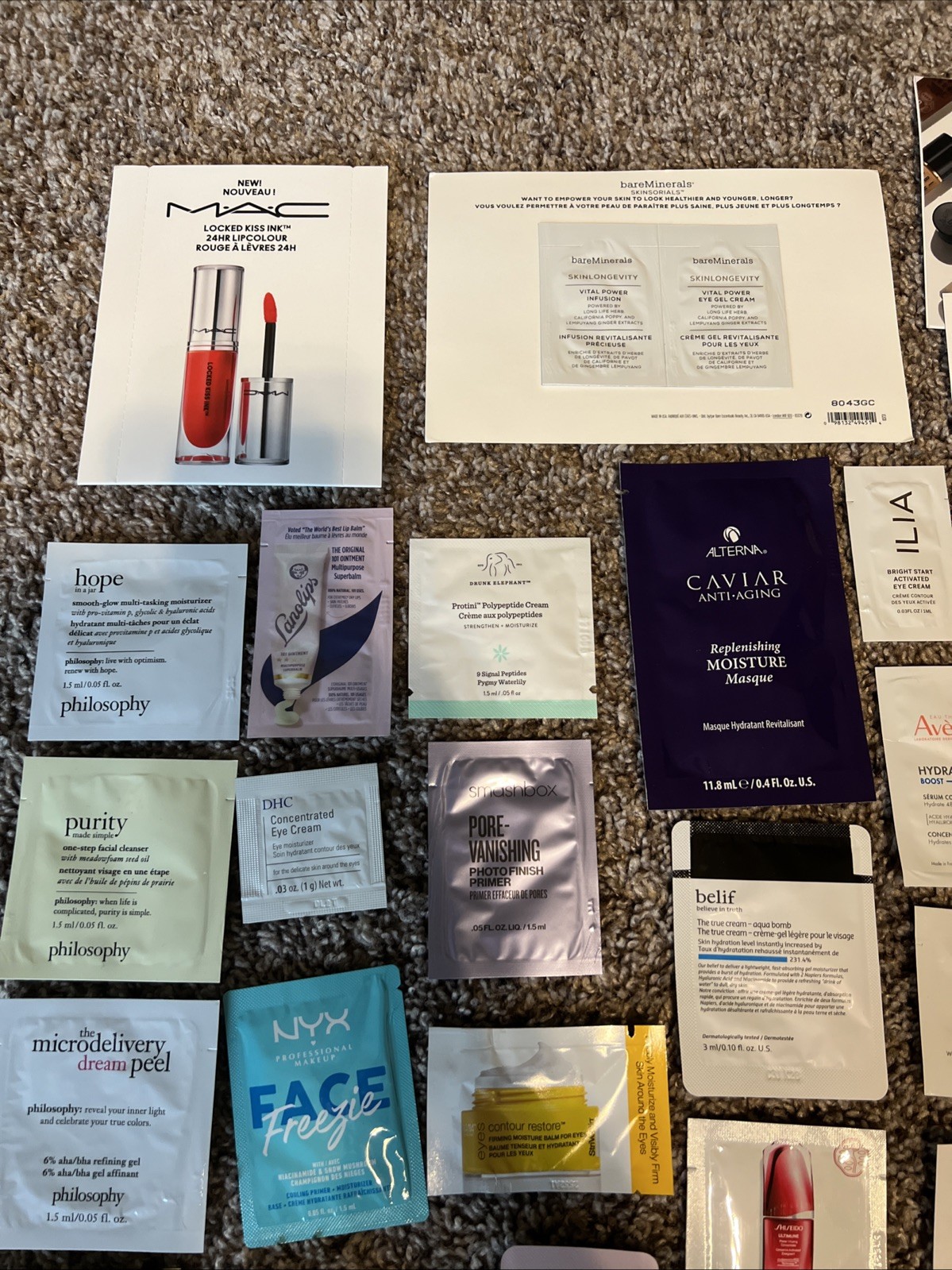 Huge Lot Of Ulta Samples – Name brands Over 60 Items
