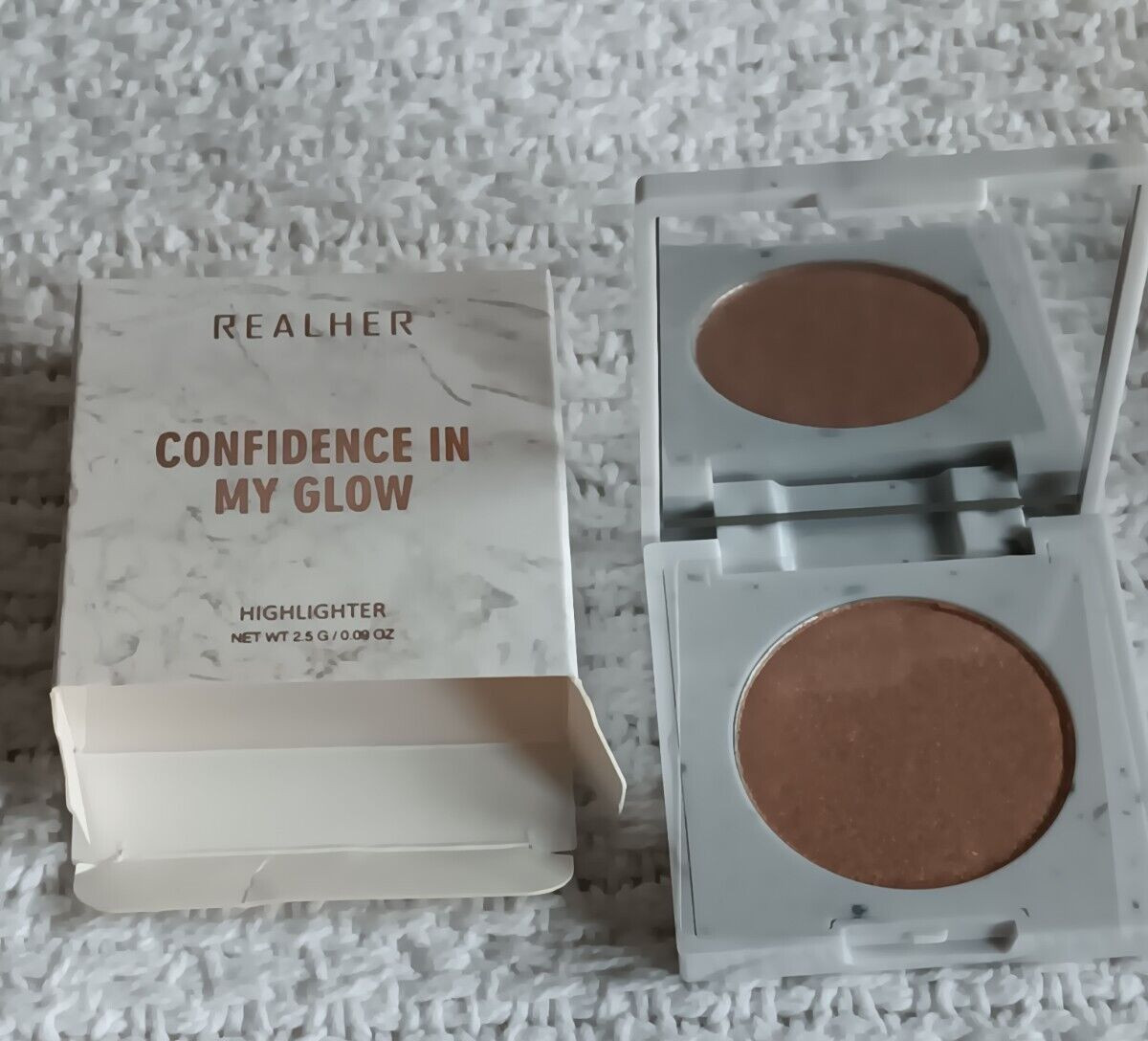 Sophia + Mabelle Realher Highlighter Blush Dermablend Prof Banana Powder Lot