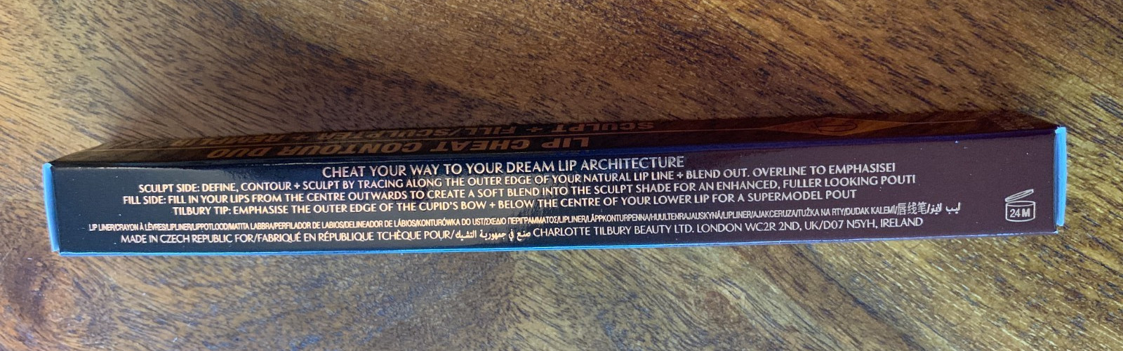 Charlotte Tilbury Lip Cheat Contour Duo Stick – Deep shade – New In Box