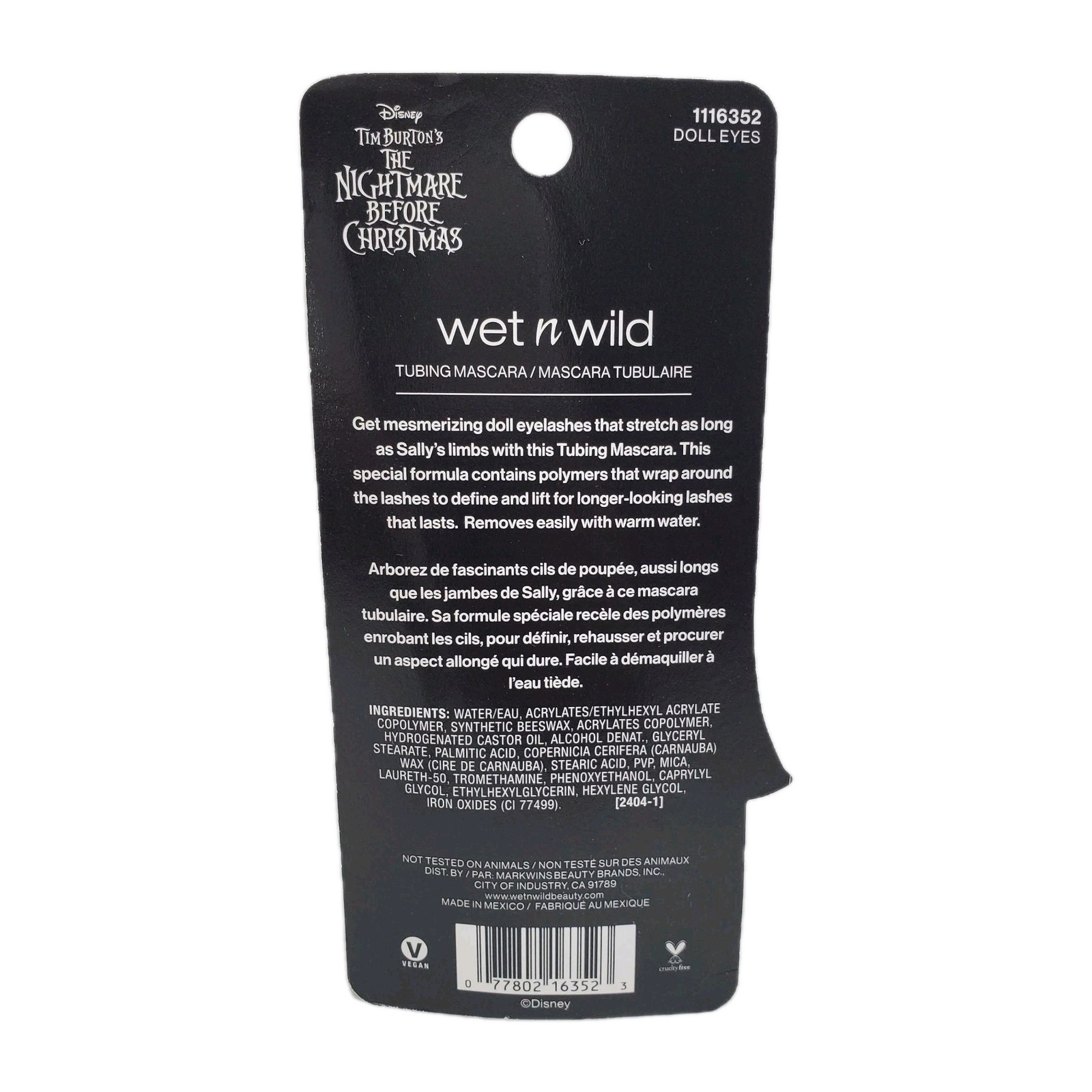 Wet N Wild Nightmare before Christmas Collection Limited Edition, LOT OF 4