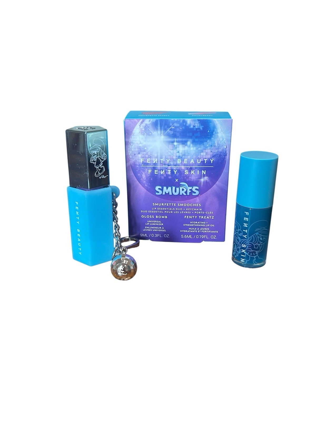 FENTY BEAUTY SMURFETTE-INSPIRED COLLECTION TIN 10 Piece Set. Sold Out!