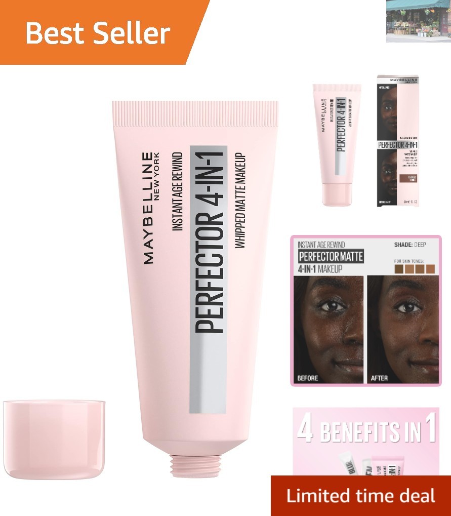 Transform Your Look with 4-In-1 Instant Perfector Matte Makeup – Deep Shade