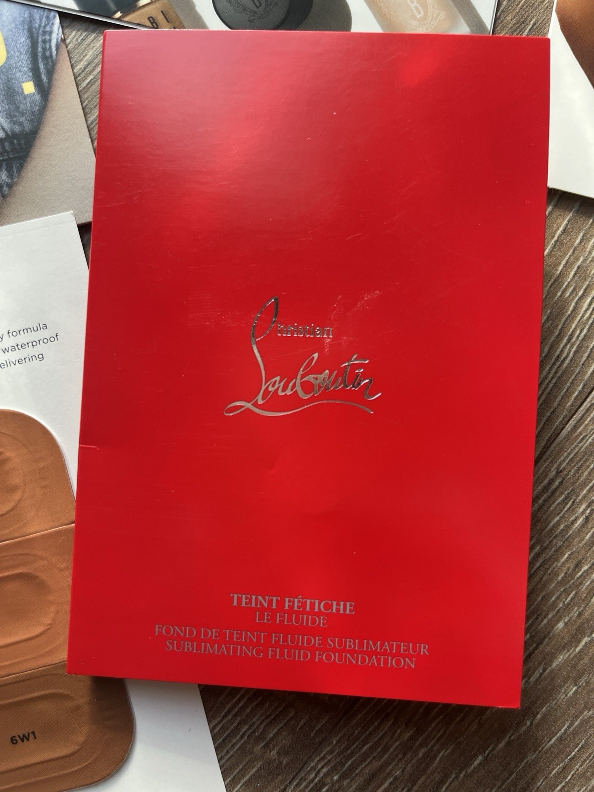 Bobbi Brown, Dior, YSL, Christian Louboutin, Laura Mercier Foundation Samples