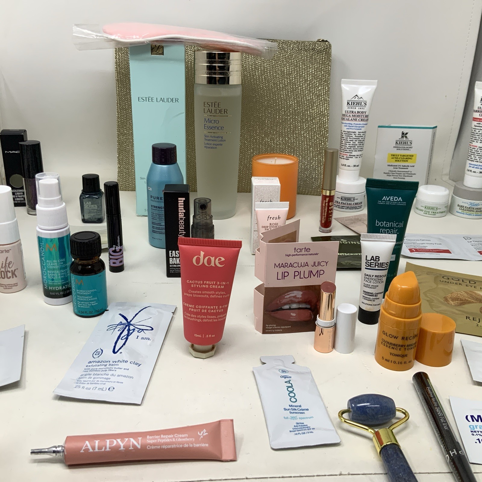 Huge Lot Of 58 Pieces M.A.C & Kielh’s Full, Travel & Sample Size
