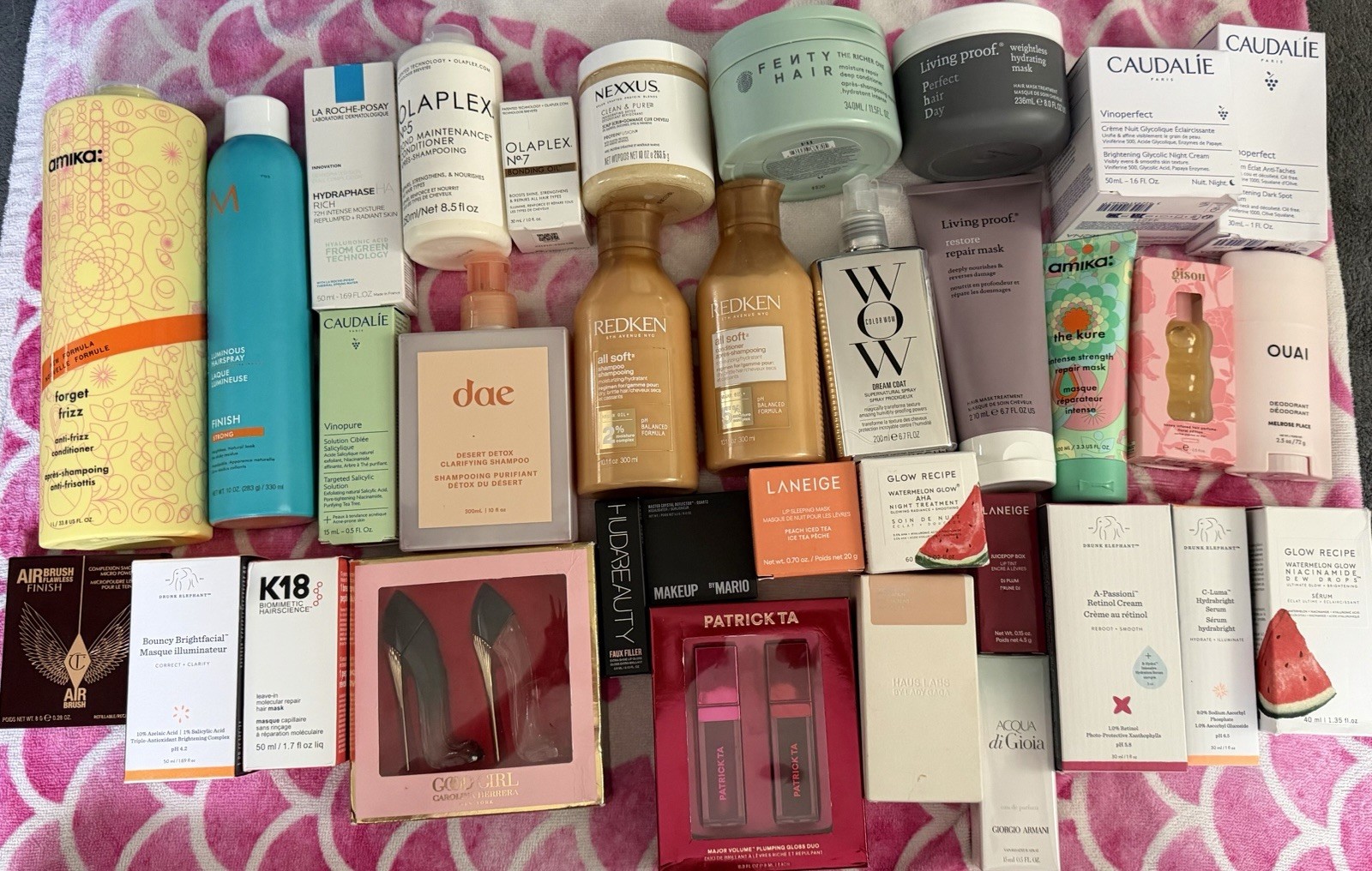 Assorted Full Size Beauty Lot: makeup, skincare , haircare