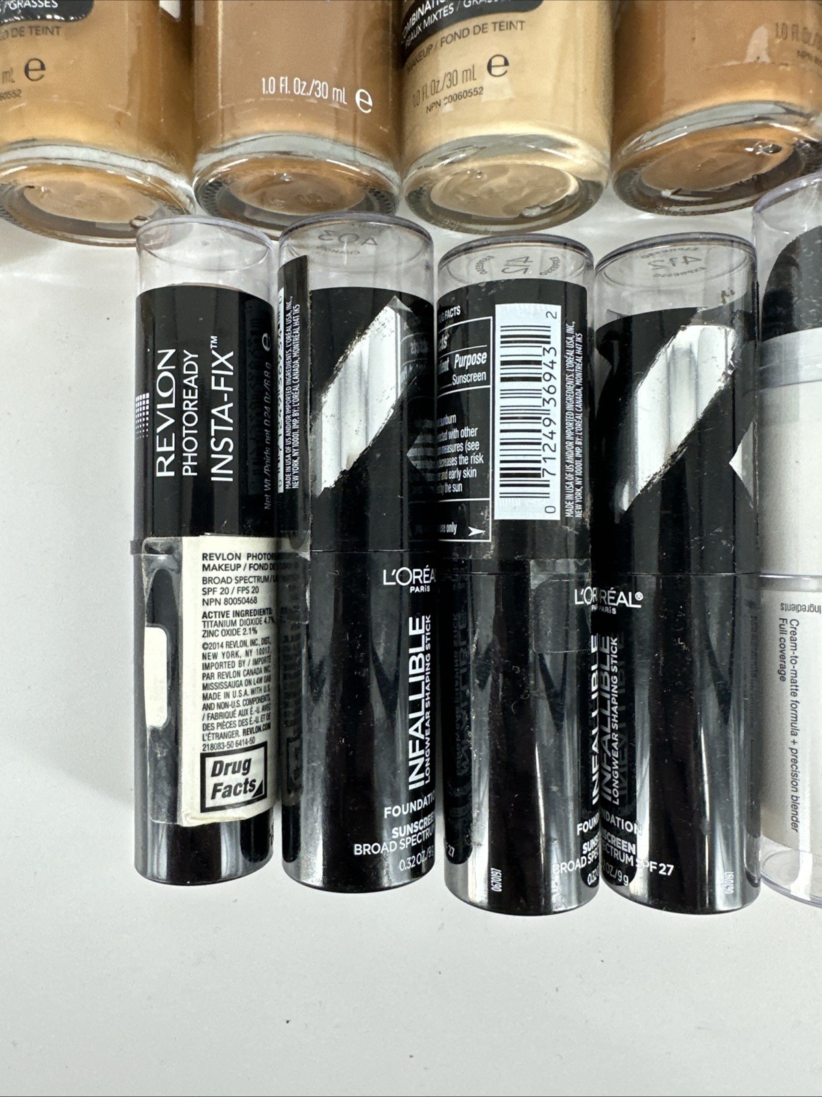 30+ PIECES Cosmetics Foundation Concealer Blush Maybelline Revlon L’Oreal NOS