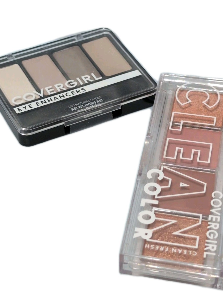 Eye Makeup Bundle 15 Pc Eyeshadow Palette Eyeliner Set Maybelline CoverGirl