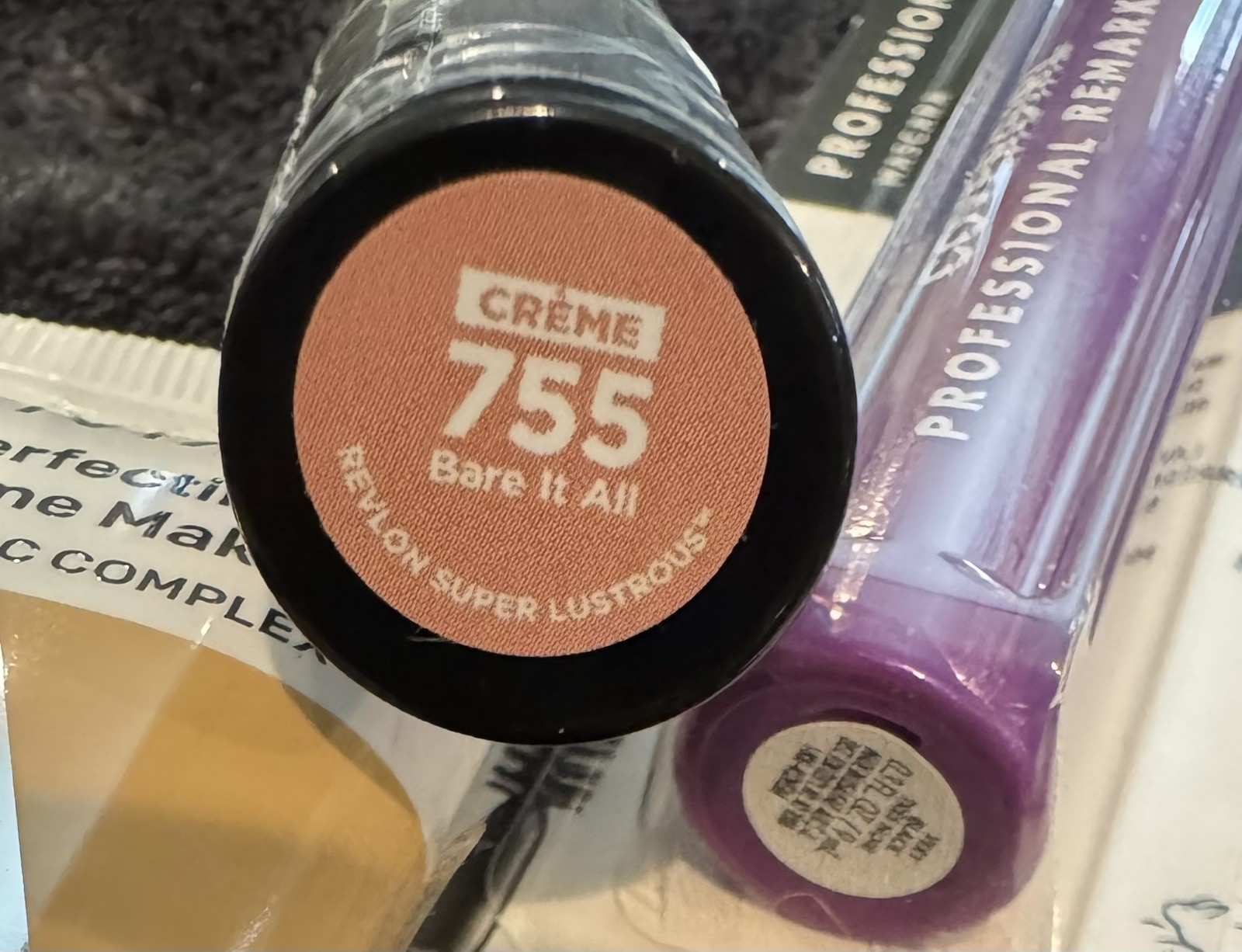 Lot of 6 Covergirl Almay, L’Oreal Mascara Liner Lipstick Foundation Makeup & Bag