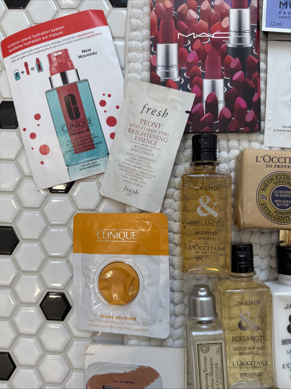 Makeup & Skincare Lot, Patrick TA She’s That Girl, Clarins, L’Occitane,NYX,Estee