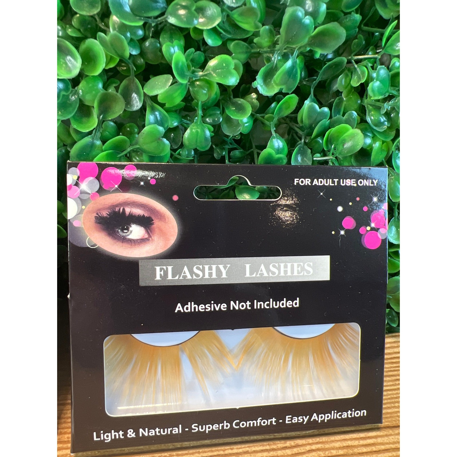 NEW 3 Boxes Of Flashy Lashes False Eyelashes Pink Yellow & Purple Cosplay Dress