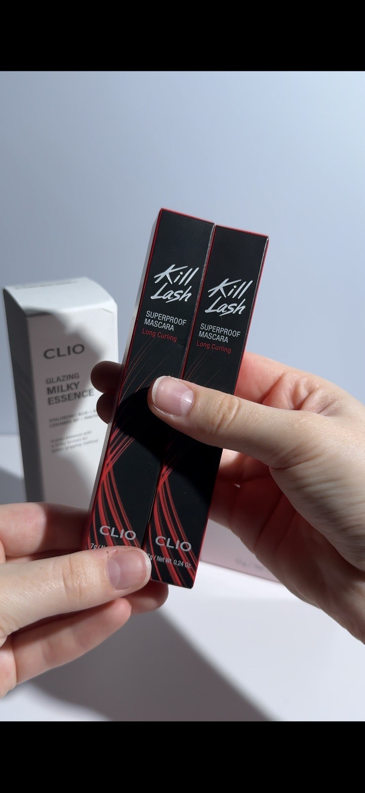 CLIO Kill Lash Mascara Mesh Glow Cushion Glazing Milky Essence Hydrating 5 Pack
