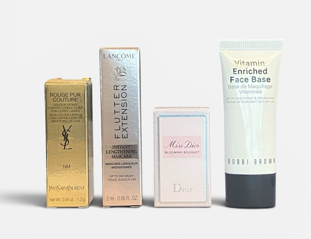 4- Piece Luxe Beauty Bundle TRAVEL/SAMPLE-SIZED Everything Shown!!