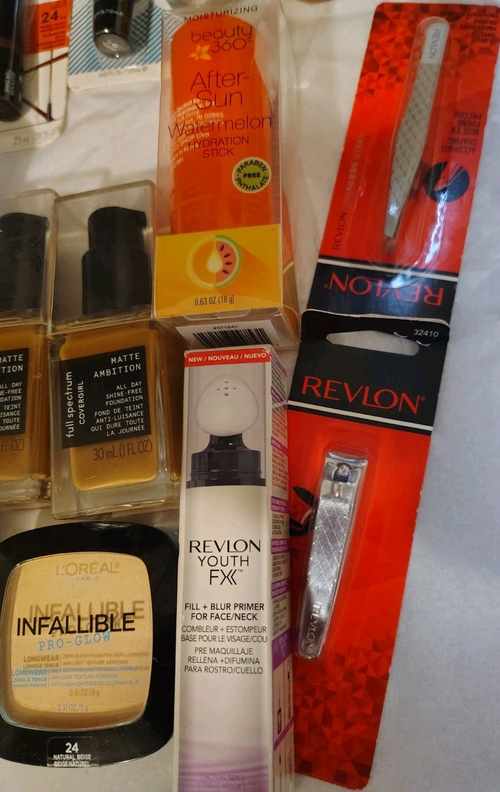 Premium Makeup Lot L’Oreal CoverGirl Revlon Candid Almay New