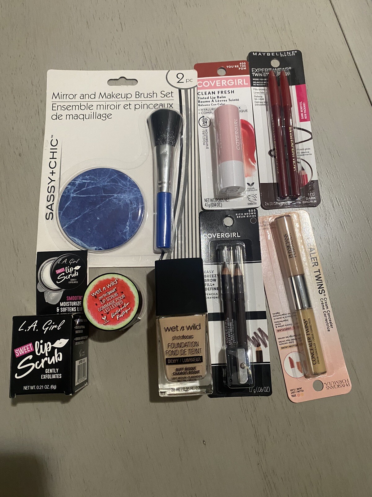 Brand New Lot Of 8 Cosmetic Variety Maybelline, Covergirl, Wet N Wild +more