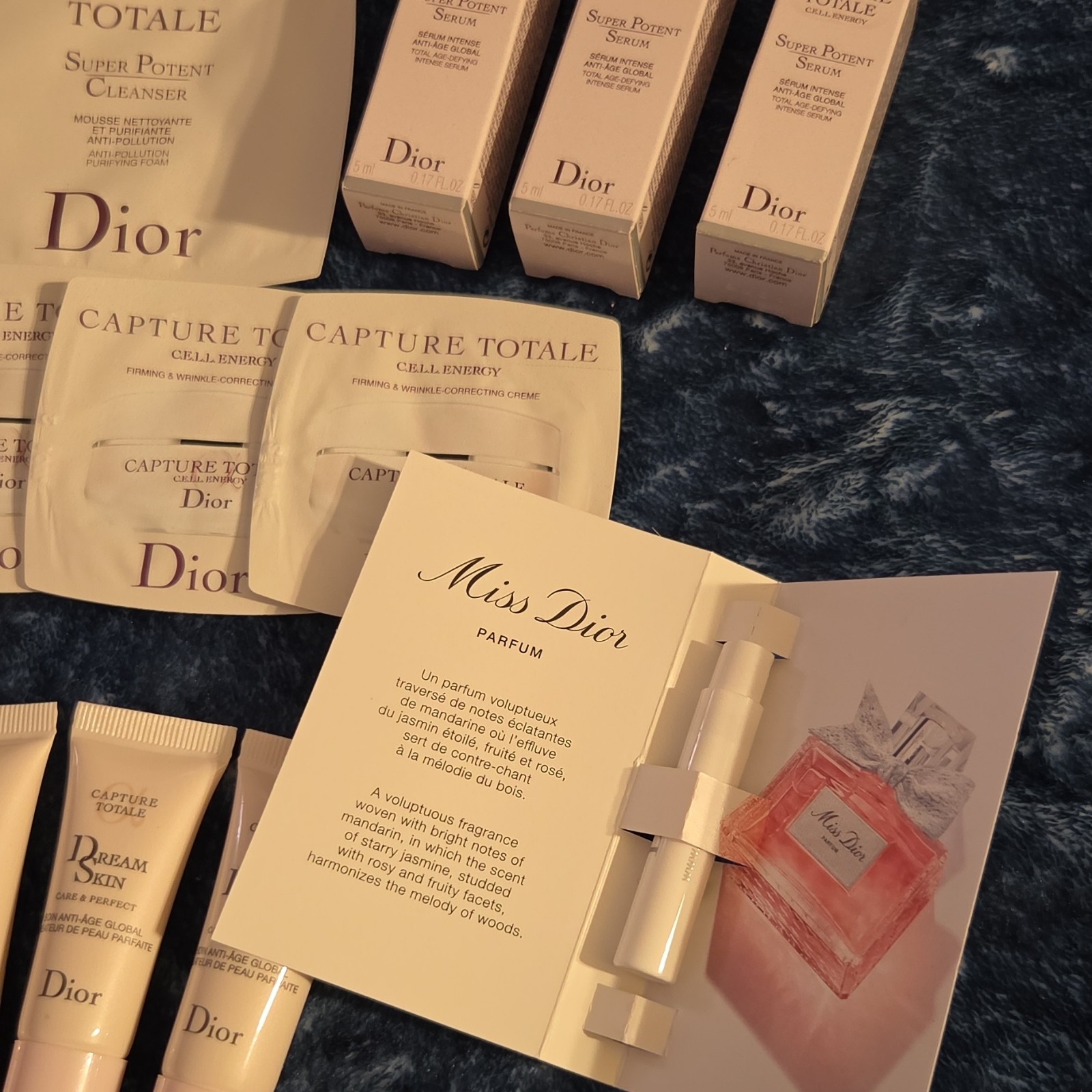 Dior Capture Totale Sample Size Alcohol-Free Miss Dior Sauvage Fragrance Lot