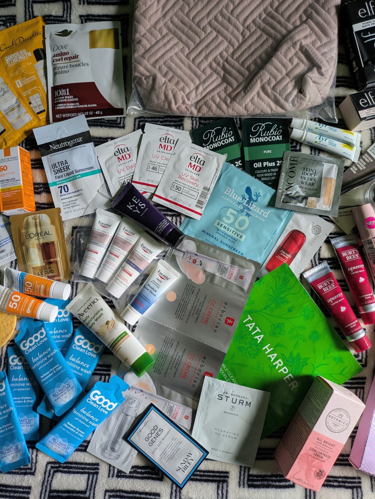 Large Lot Of Mixed High-End Beauty, Skin, Hair Care Samples + Others (62 pieces)