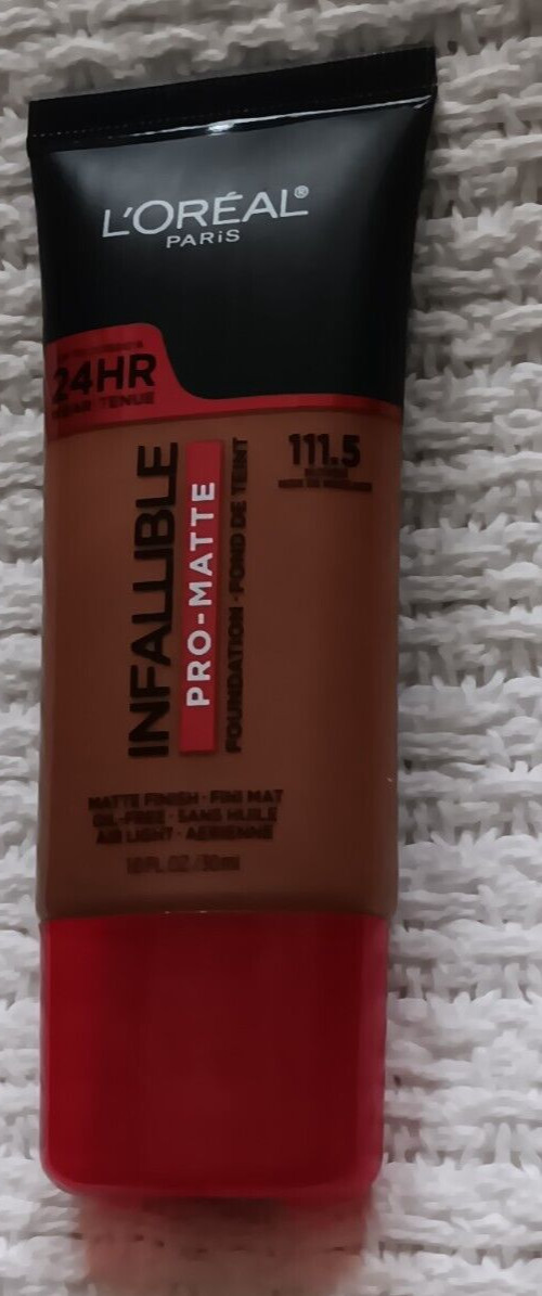 L’oreal Infallible Pro-Matte 111.5 Nutmeg Foundation 500 Dark Matte Bronzer Lot