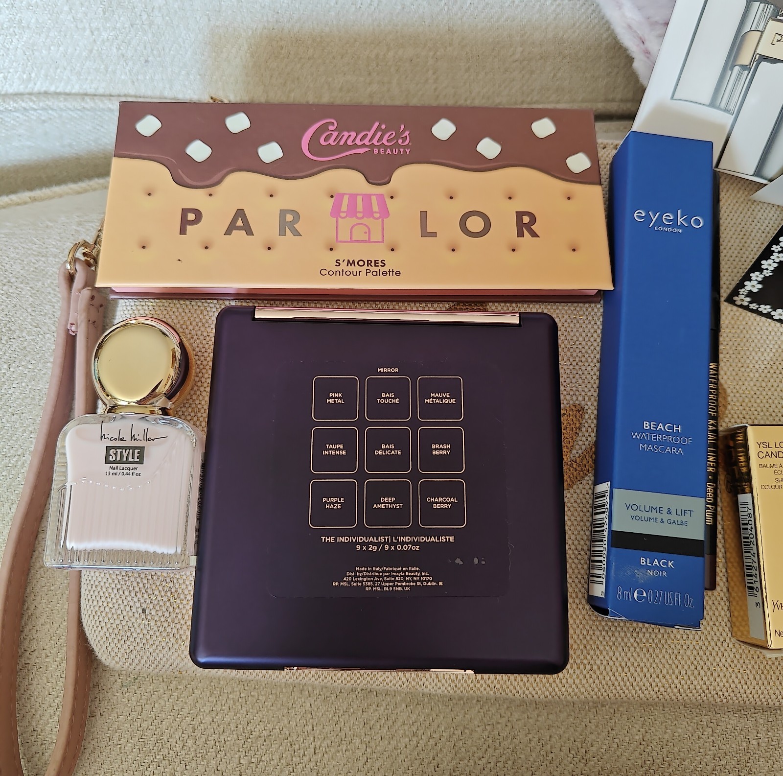 Makeup Bundle Featuring YSL, Givenchy, Imayla, Candies, N.Miller + Prada Sample