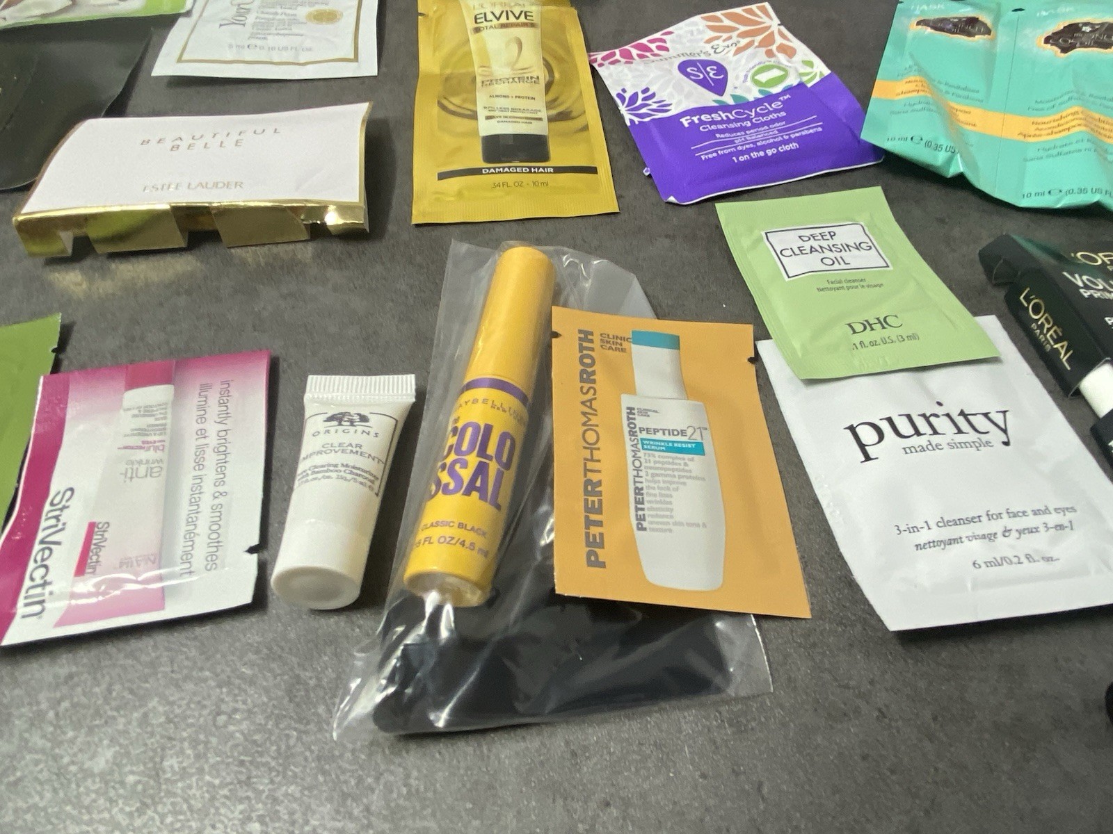 Walgreens Beauty Skincare Products 42 Pc Lot Mini Travel Sample +Bag