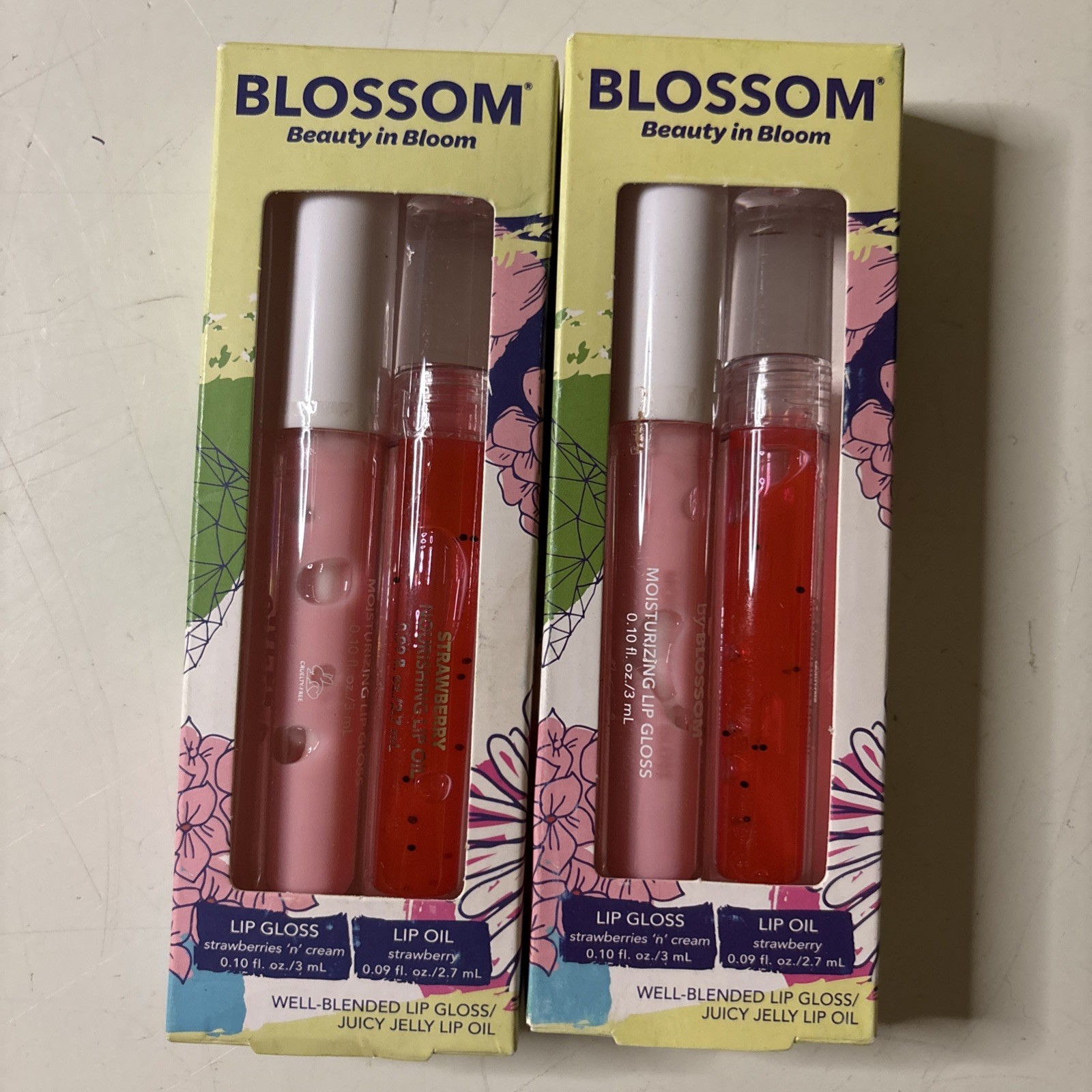 5 Lot Pack Blossom Makeup Bundle And Shower Steamers and Bath & Body Mist Spray