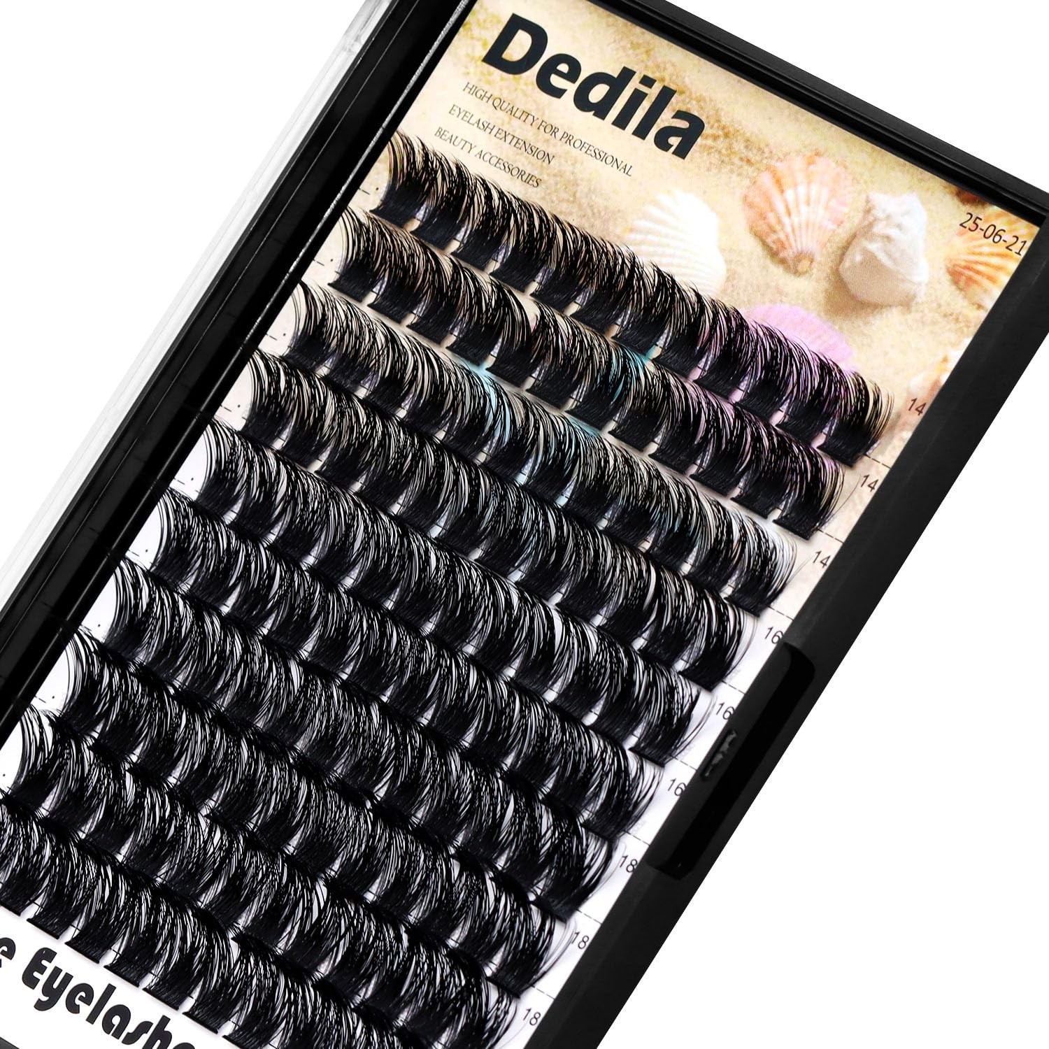 120 Pcs Handmade D Curl Makeup Clusters Eye lashes Extensions Mixed 10-12-14-…
