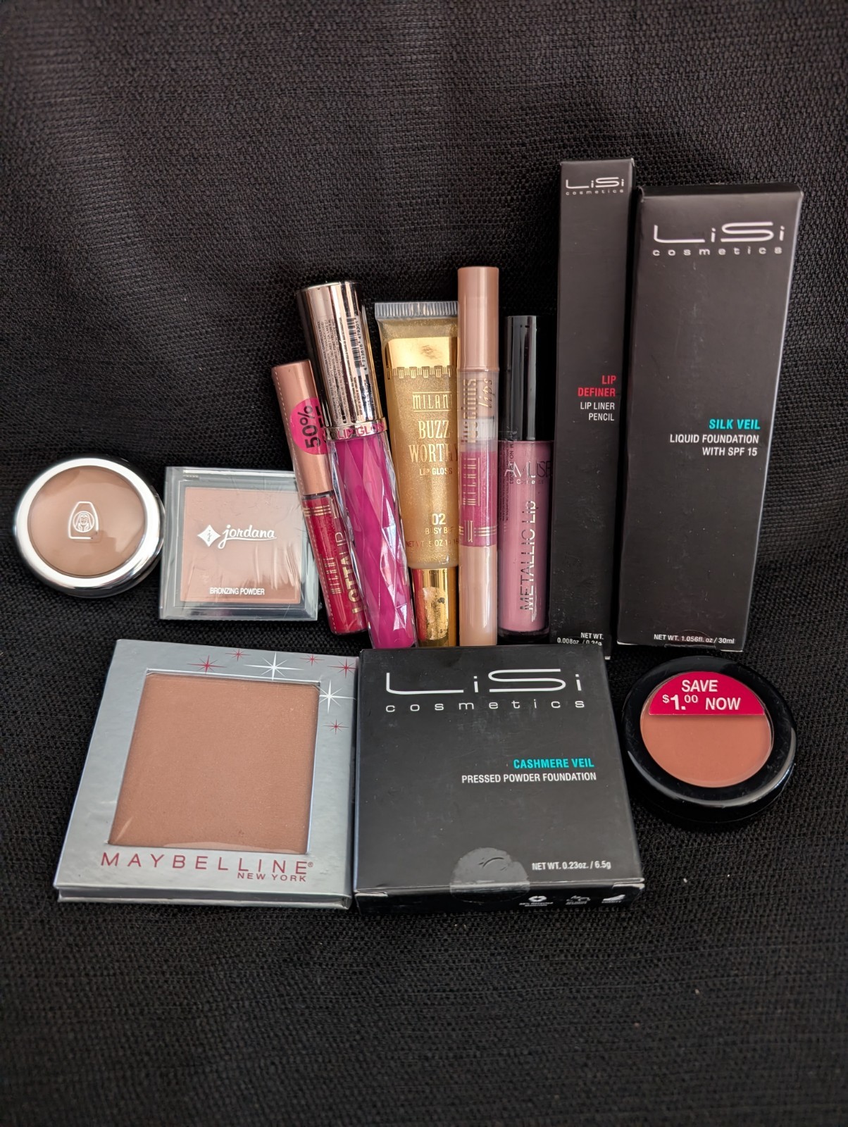 Assorted MAKEUP BEAUTY Bundle Lot-12 PCS-New/VTG/Discontinued-Milani, Olay..Lot1
