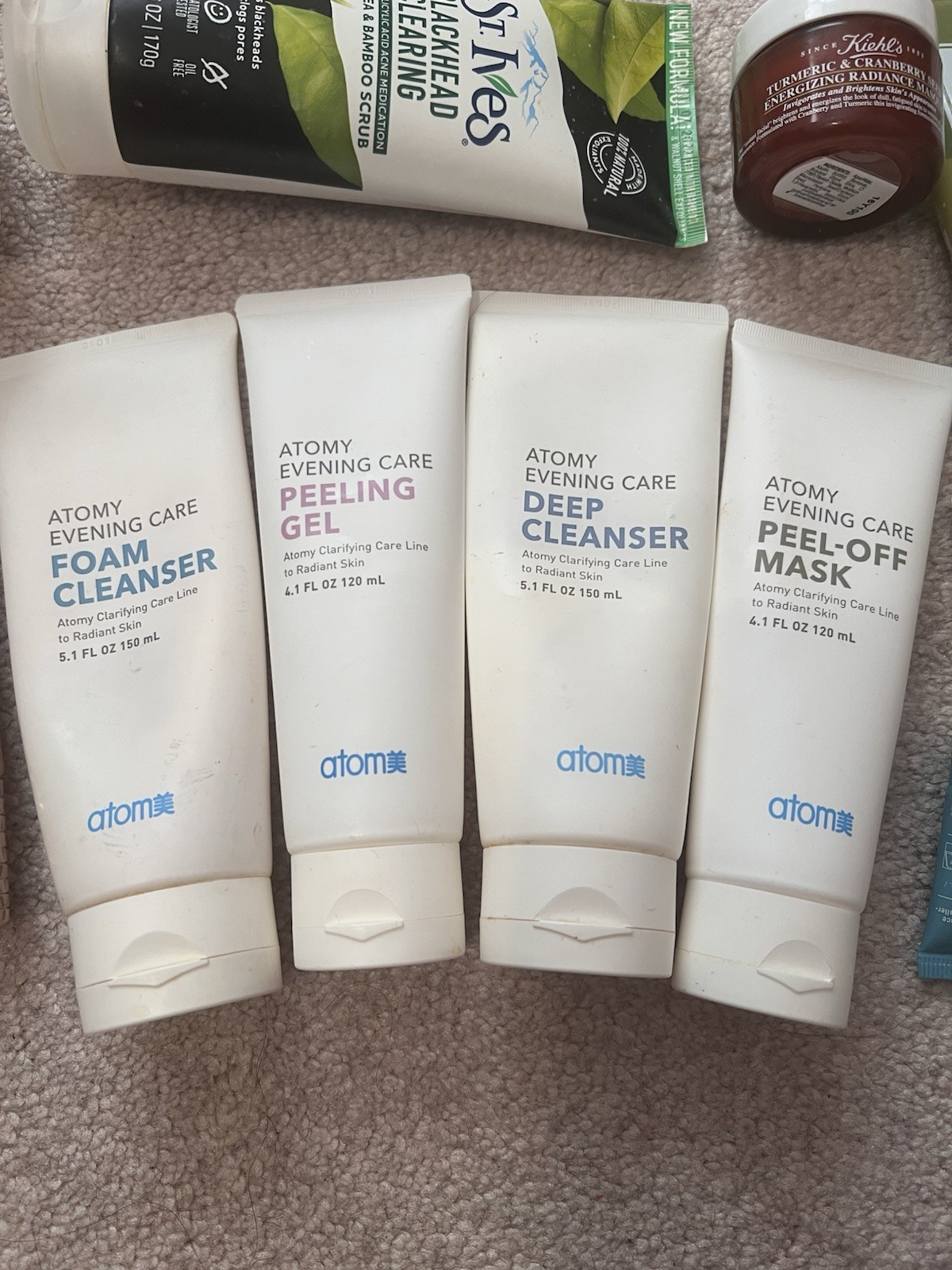 Assorted Skincare & Makeup Lot Atomy Evening Care Revlon Eterna 27 Hydrating