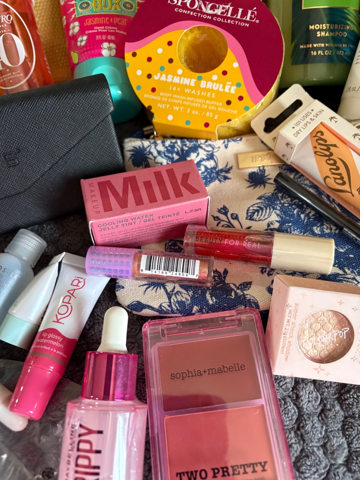 Huge Beauty lot! Sephora SOL Tula Fenty MILK Ipsy Spongelle B&BW MSRP$1000+🤩💕
