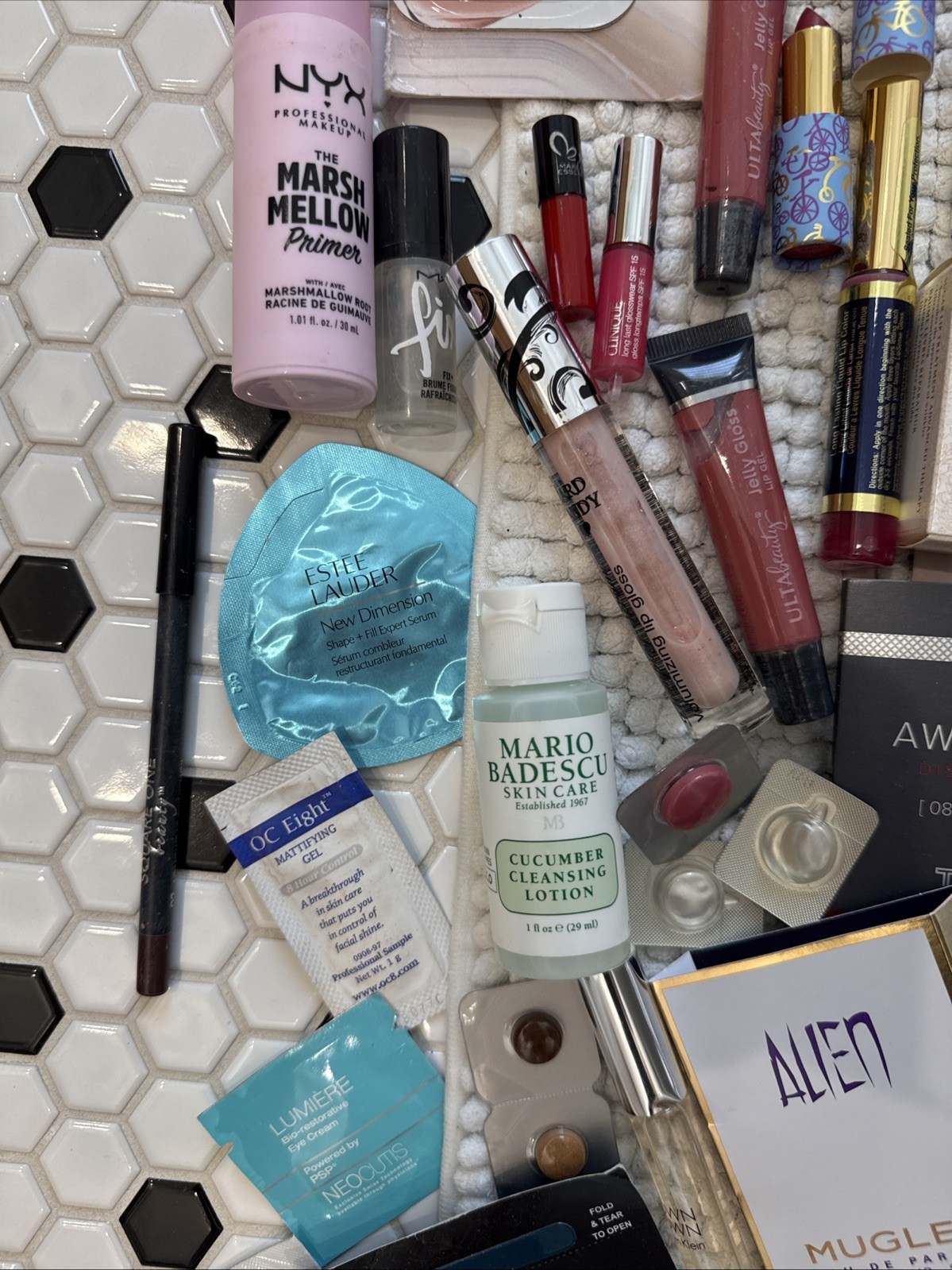 Makeup & Skincare Lot, Patrick TA She’s That Girl, Clarins, L’Occitane,NYX,Estee