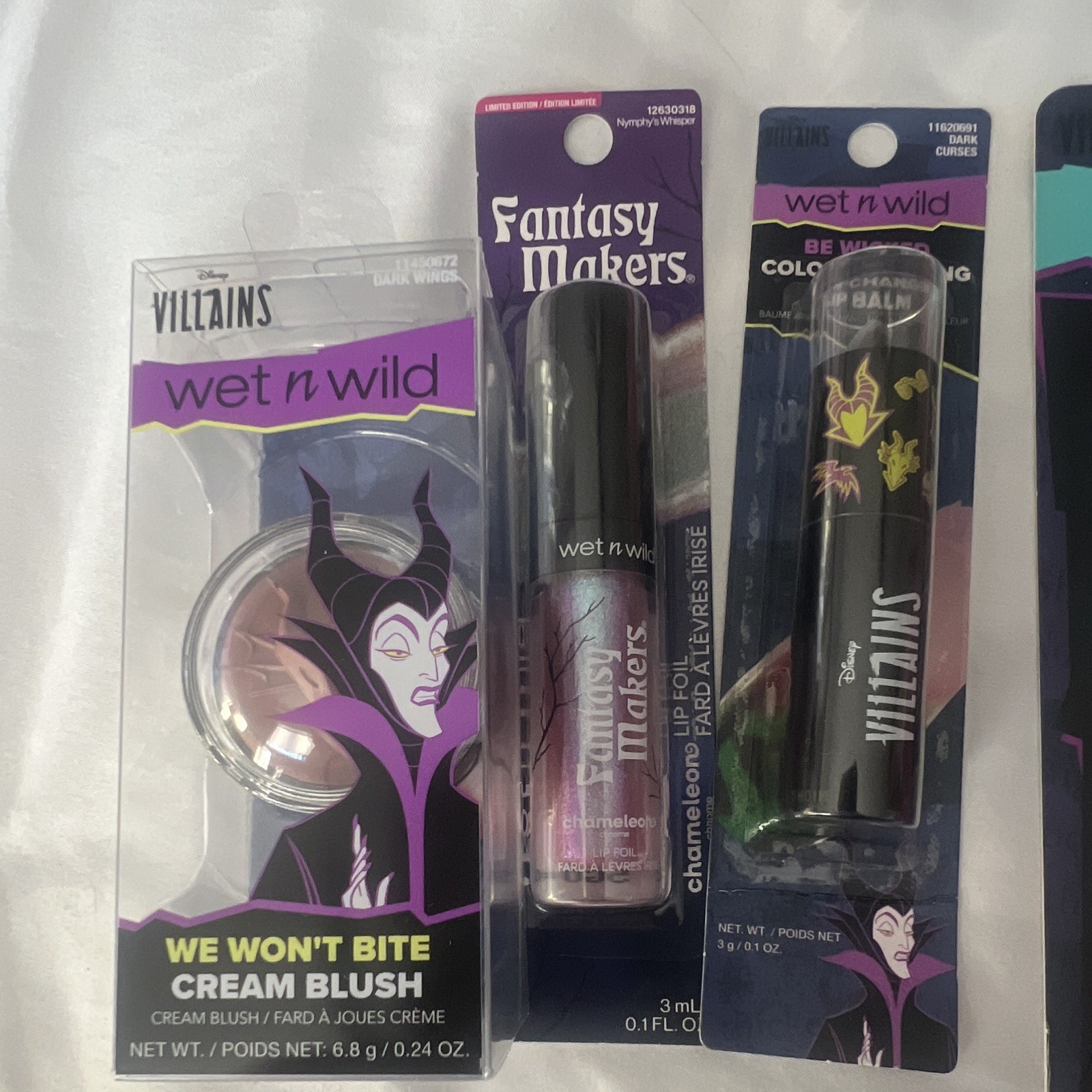 Wet n Wild Cream Blush, Lip Foil, Lip Balm, Brow Pencil, Vanity Mirror Lot