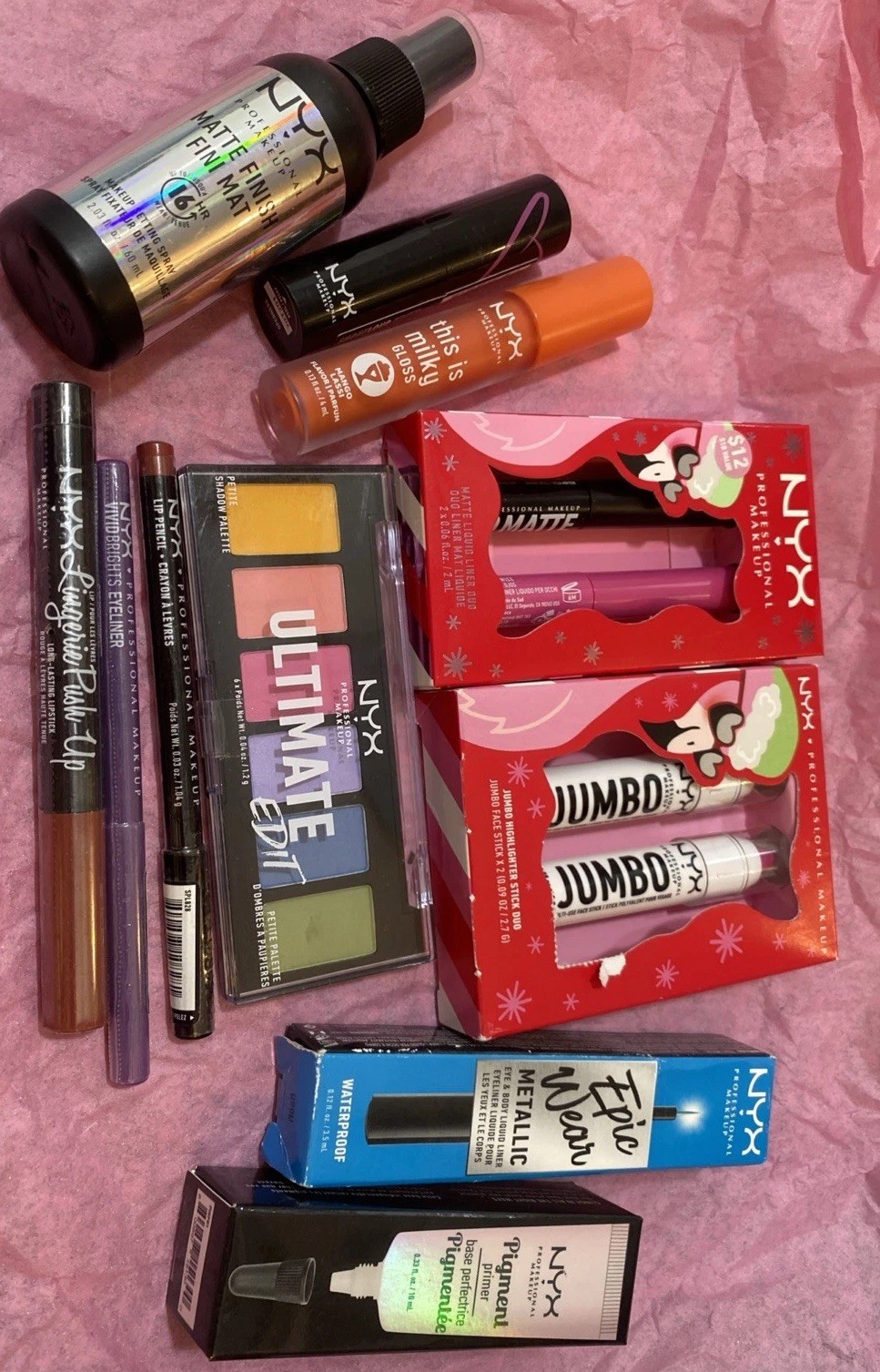❣️ NYX Makeup Cosmetic Bundle Lot 11 Pc Beauty Gift Set Lip And Eye FREESHIP❣️