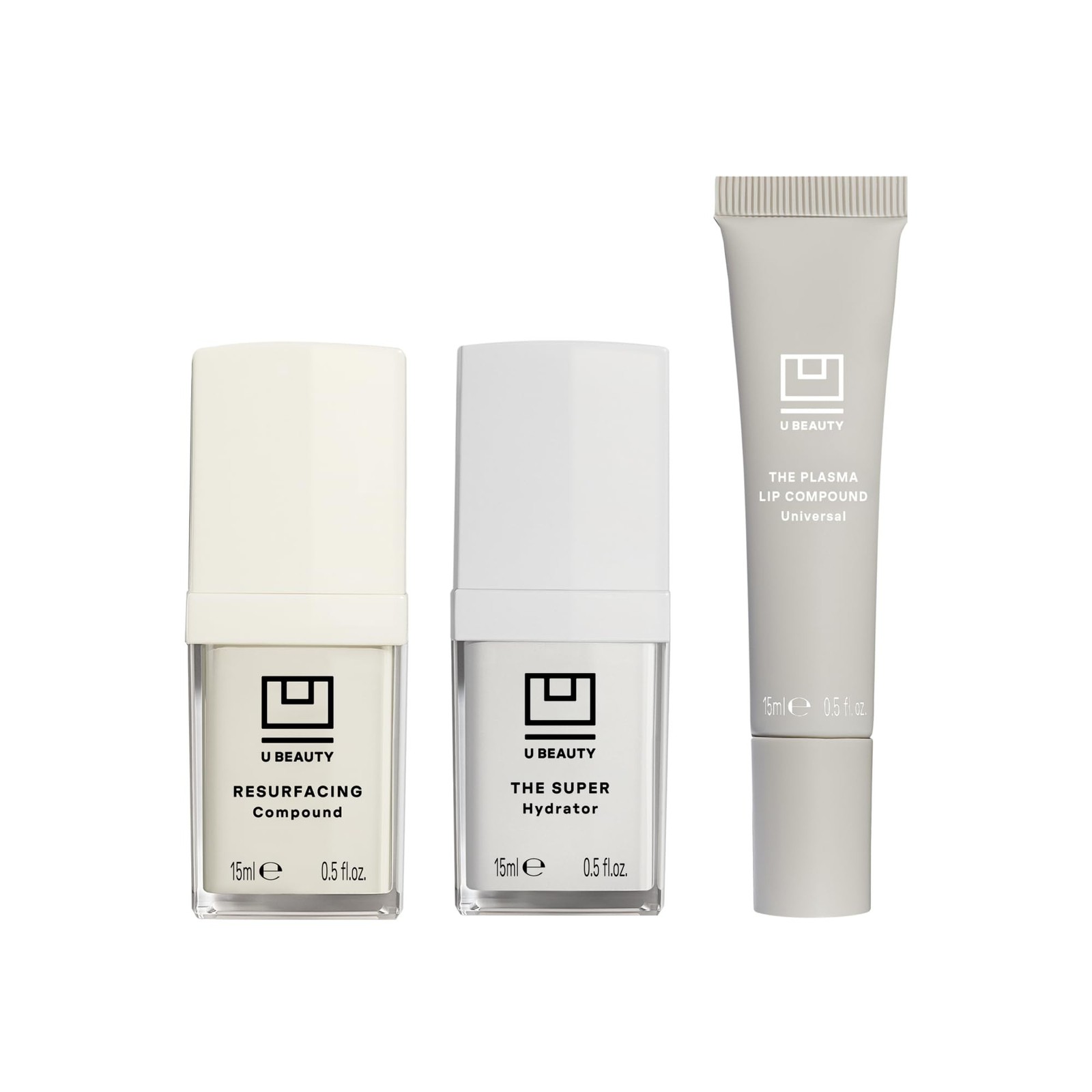 U Beauty 3-Piece Set – Resurfacing Compound 15mL + The SUPER Hydrator 15mL