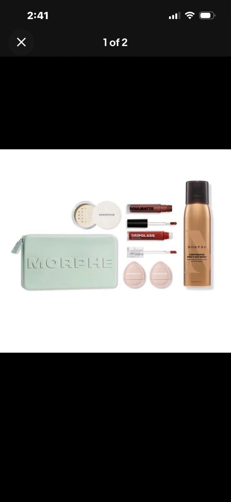 6 Piece Lot – MORPHE Lip, Face, Bag. Brand New