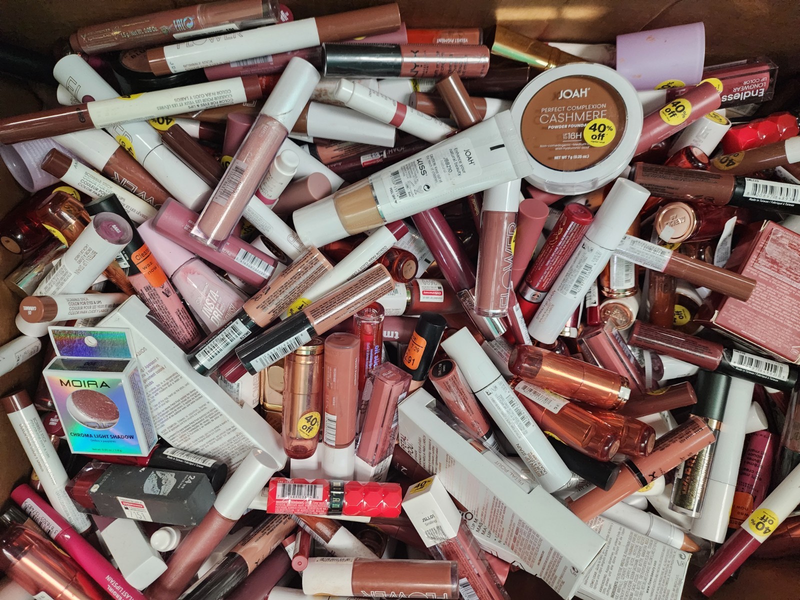 50 Assorted Full Size Mixed Makeup Lot Flower Beauty Petal Pout & Joah Cashmere