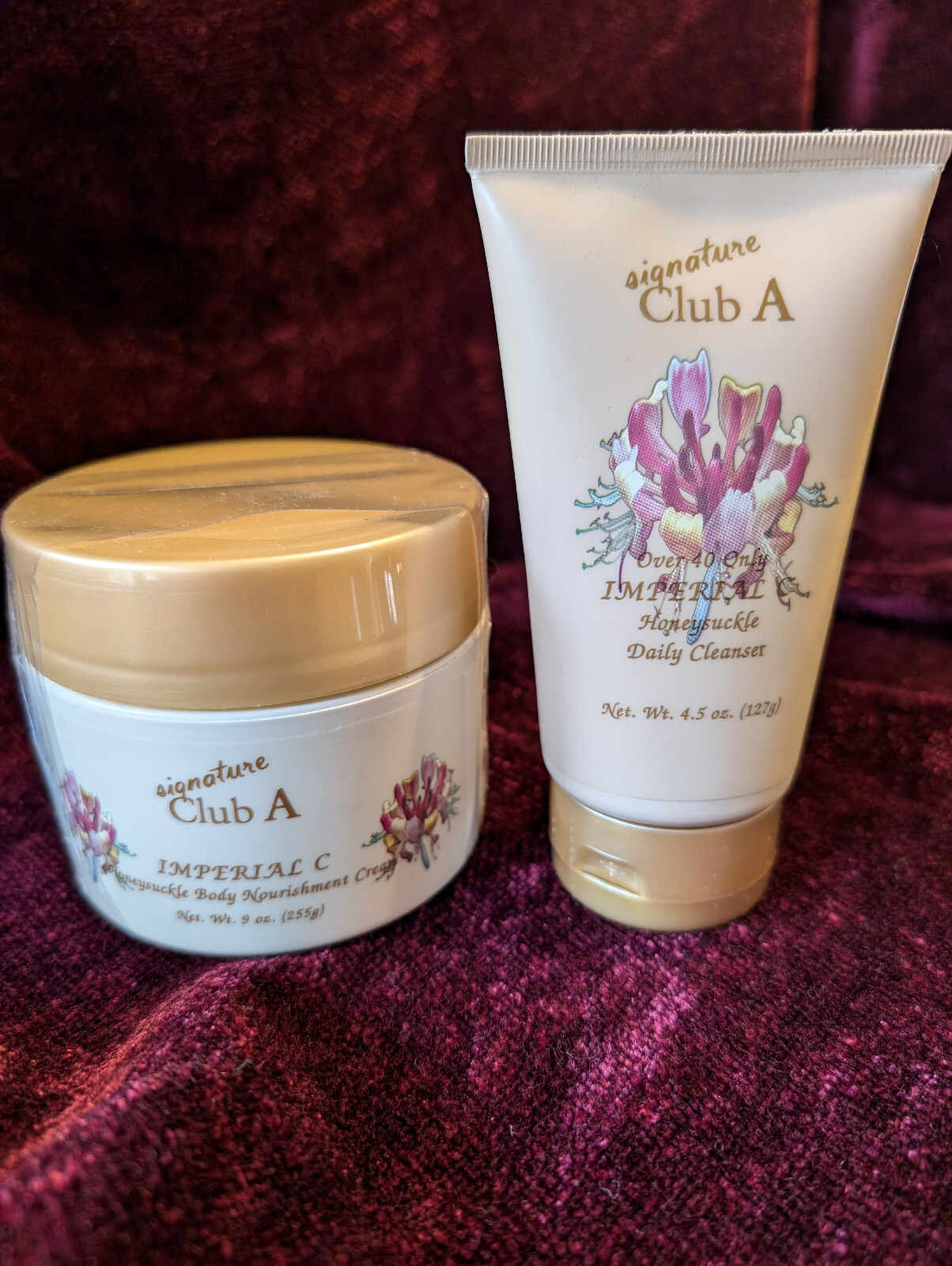 Lot 7 Signature A Club NOS Sealed Cleanser Body Cream Lift Fill Anti Wrinkle HTF