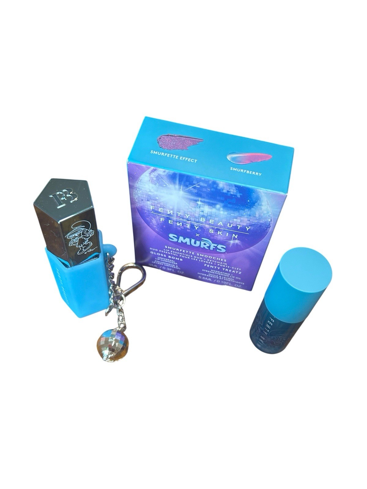 FENTY BEAUTY SMURFETTE-INSPIRED COLLECTION TIN 10 Piece Set. Sold Out!