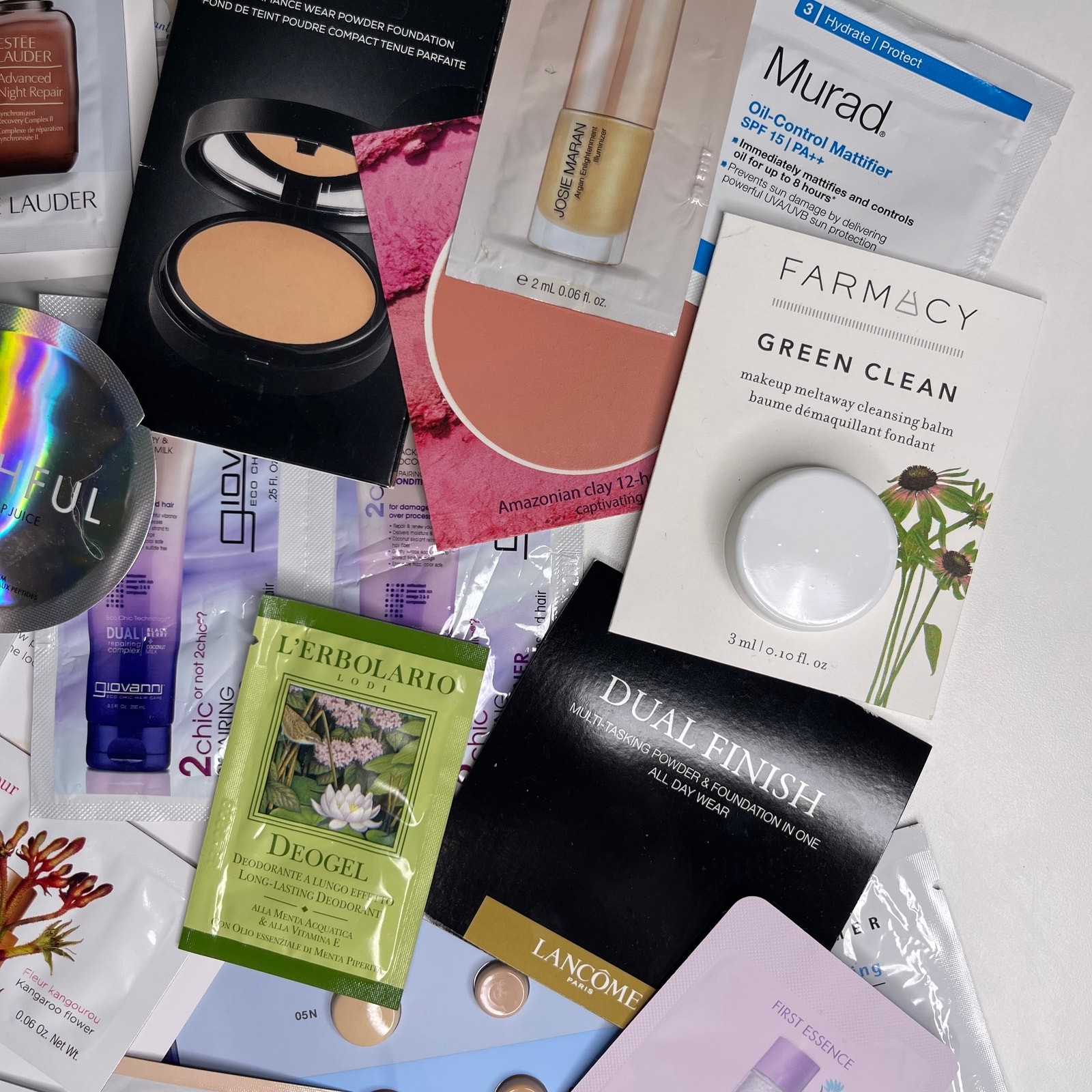 MAKEUP BEAUTY BUNDLE BOX — 25 PIECES! Estée Lauder Hourglass Murad Clinique YSL