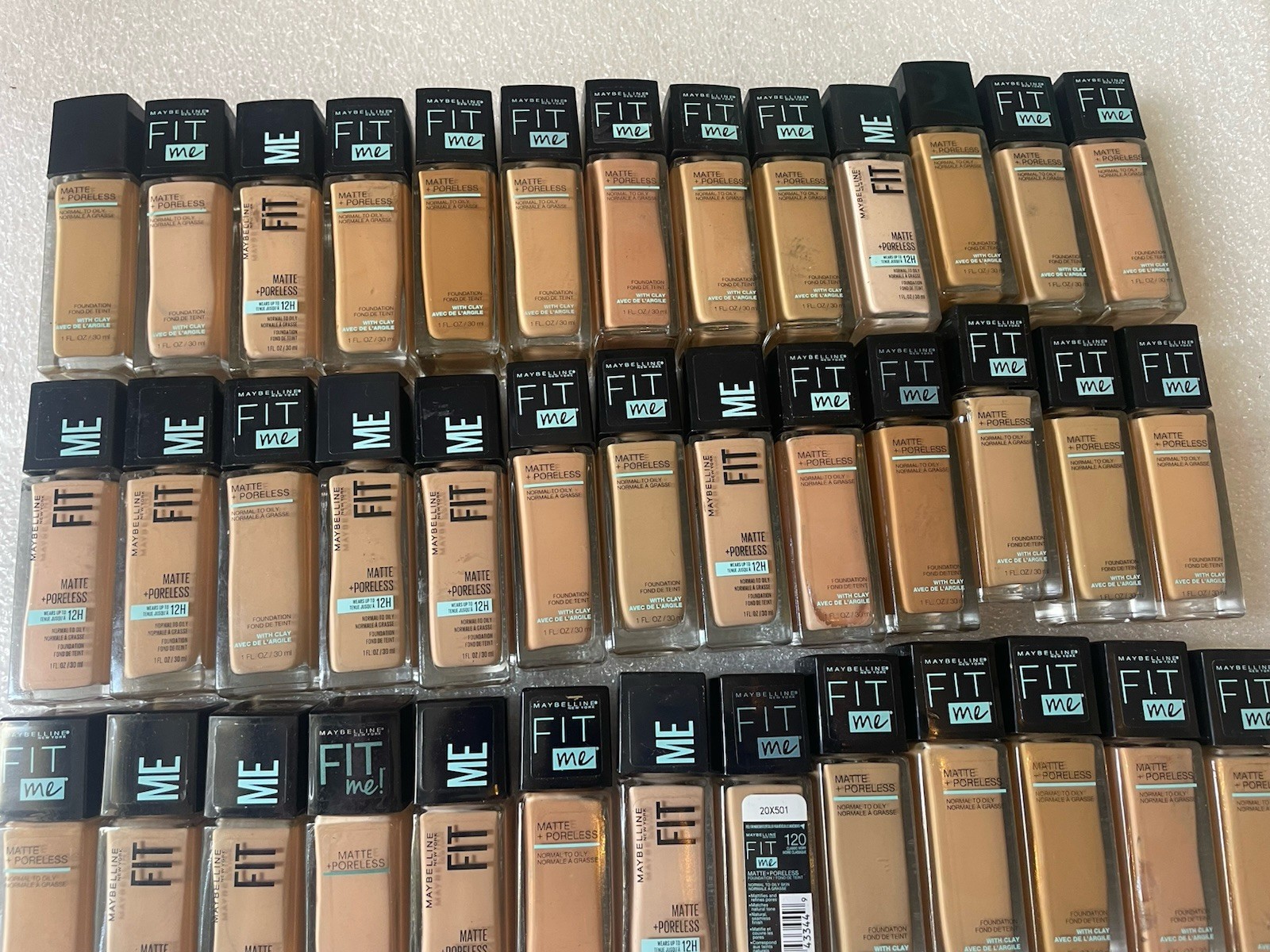 50 X Maybelline Fit Me/foundations, View Photos Lights & Medium Read Des!