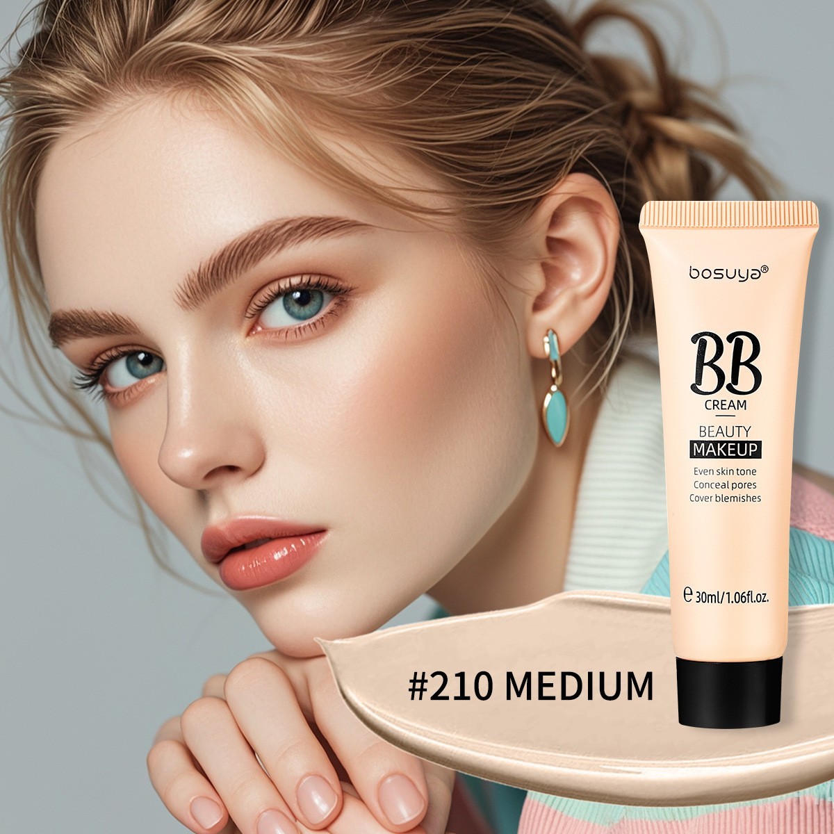 OEM Flawless Whitening Mineral BB Cream CC Concealer Foundation Brightens Skin T