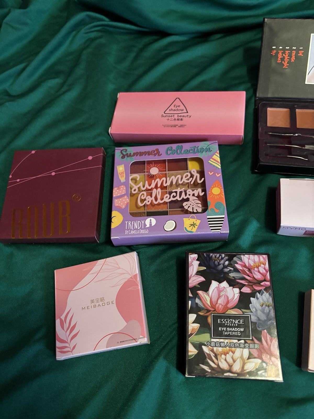 15 Piece Makeup Bundle + Handmade press on nail sets