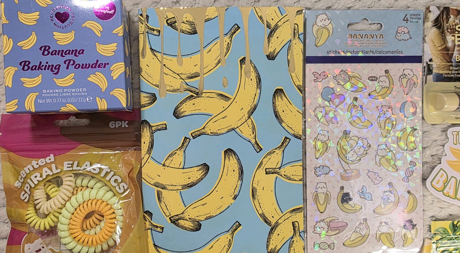 Banana 🍌 Lovers Gifts HUGE NEW LOT 12 Pcs Revolution Beauty Baking Powder Patch