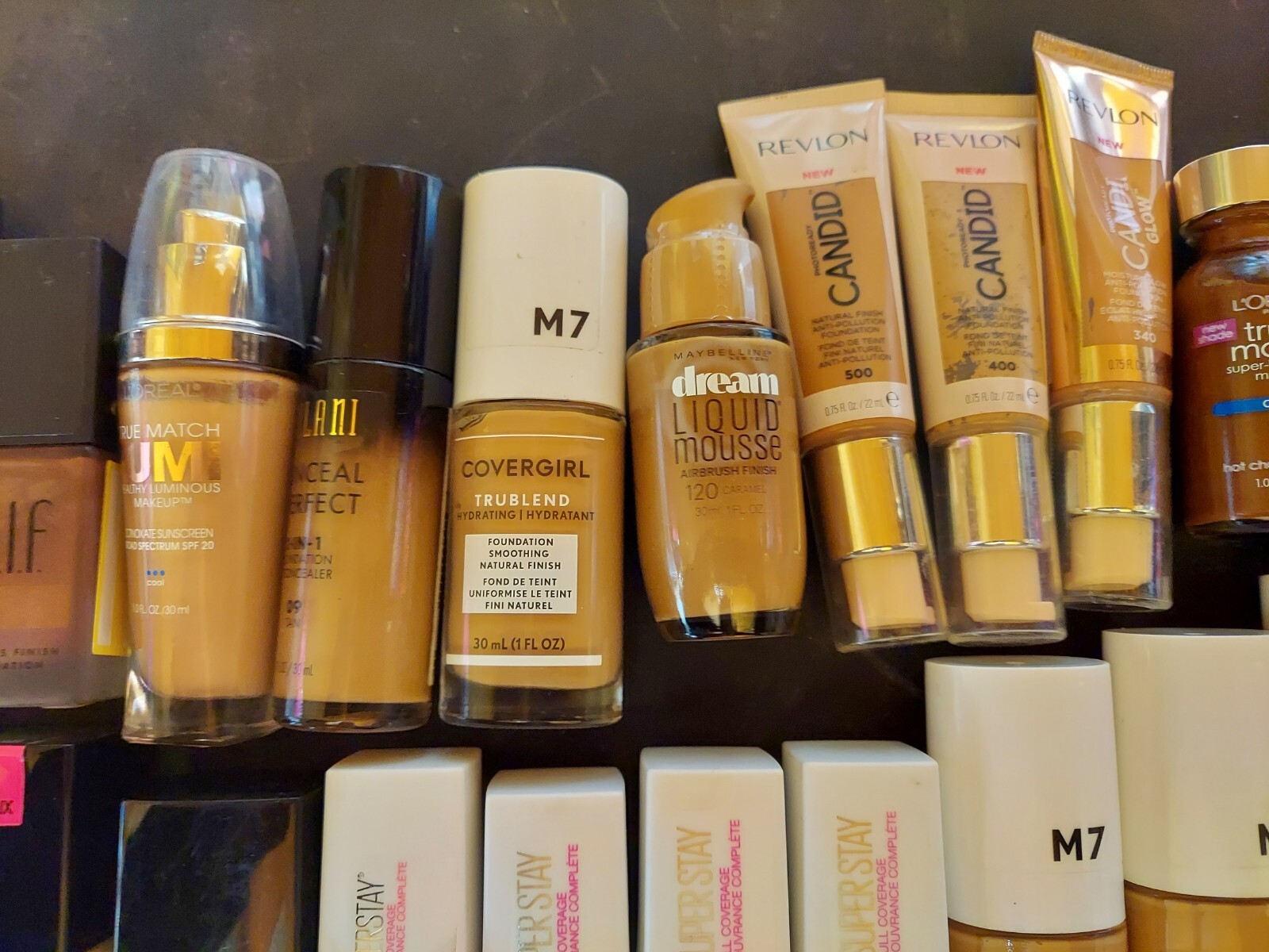 Lot Of Assorted Foundations ~ Maybelline, Covergirl, Elf, L’Oreal & More
