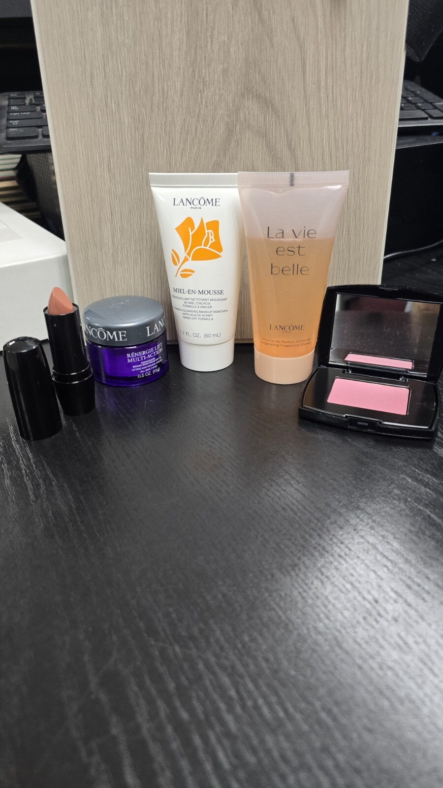 Lancome 5 Pieces Travel Size Skincare And Makeup