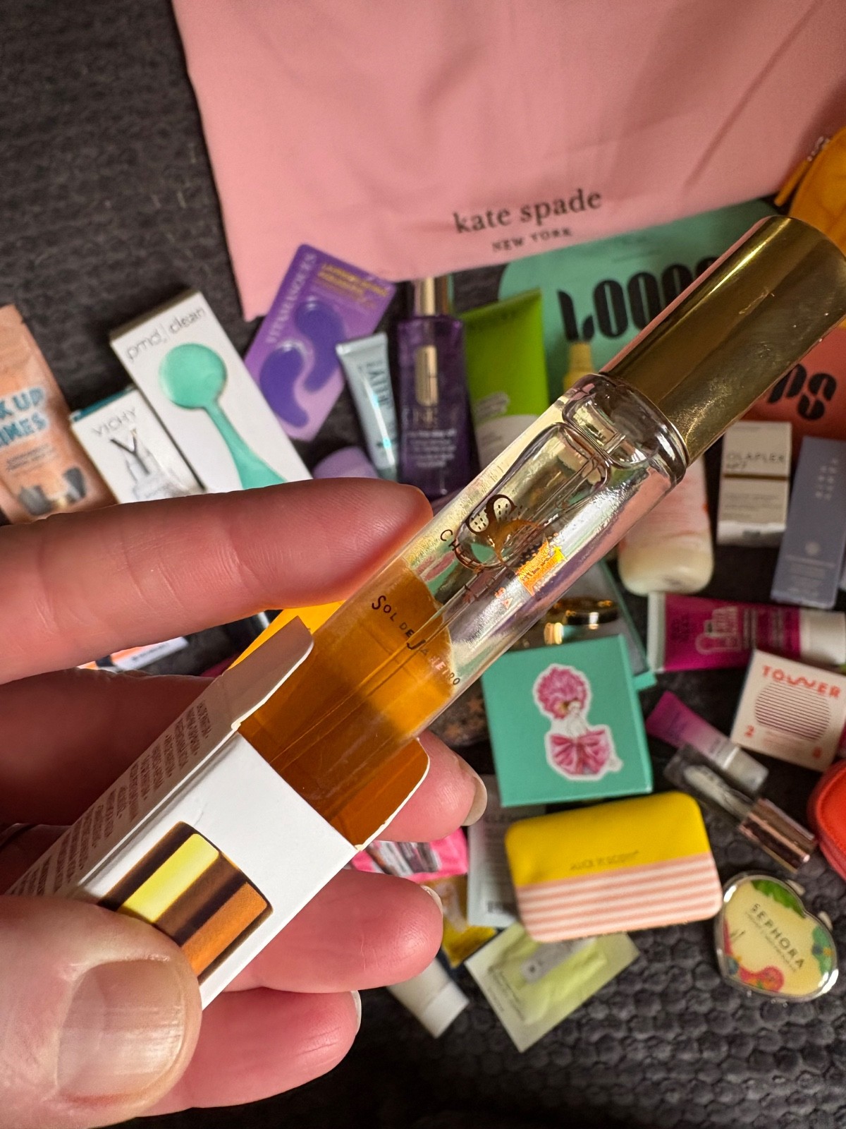 Huge Beauty lot Sephora SOL Vichy Fenty Ipsy Olaplex LOOPS MSRP 800+😍💕