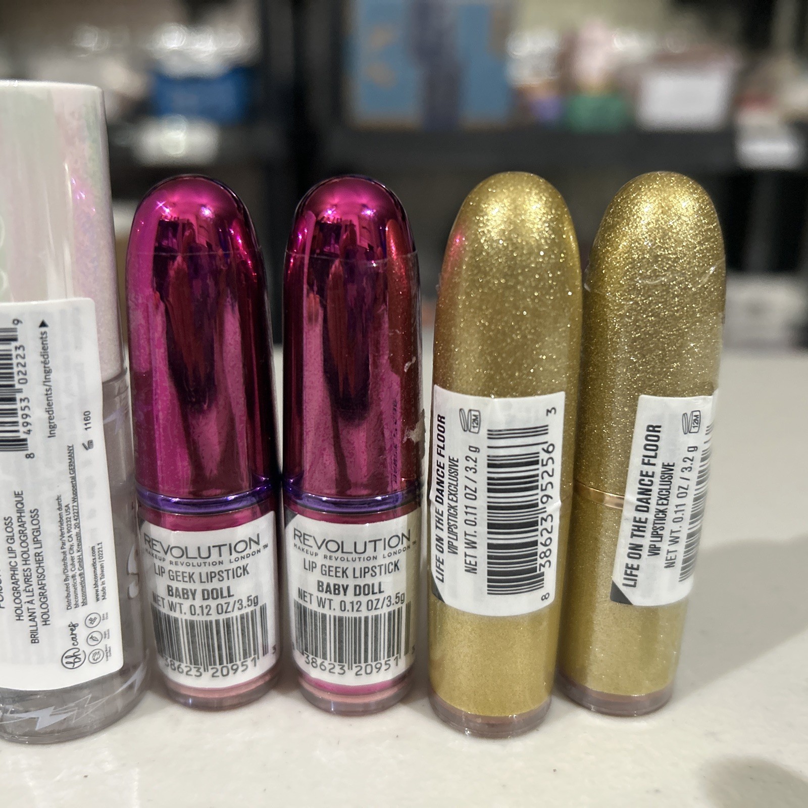 Lot of (8) Assorted Revolution and bh Lip Products – Share with a Friend!