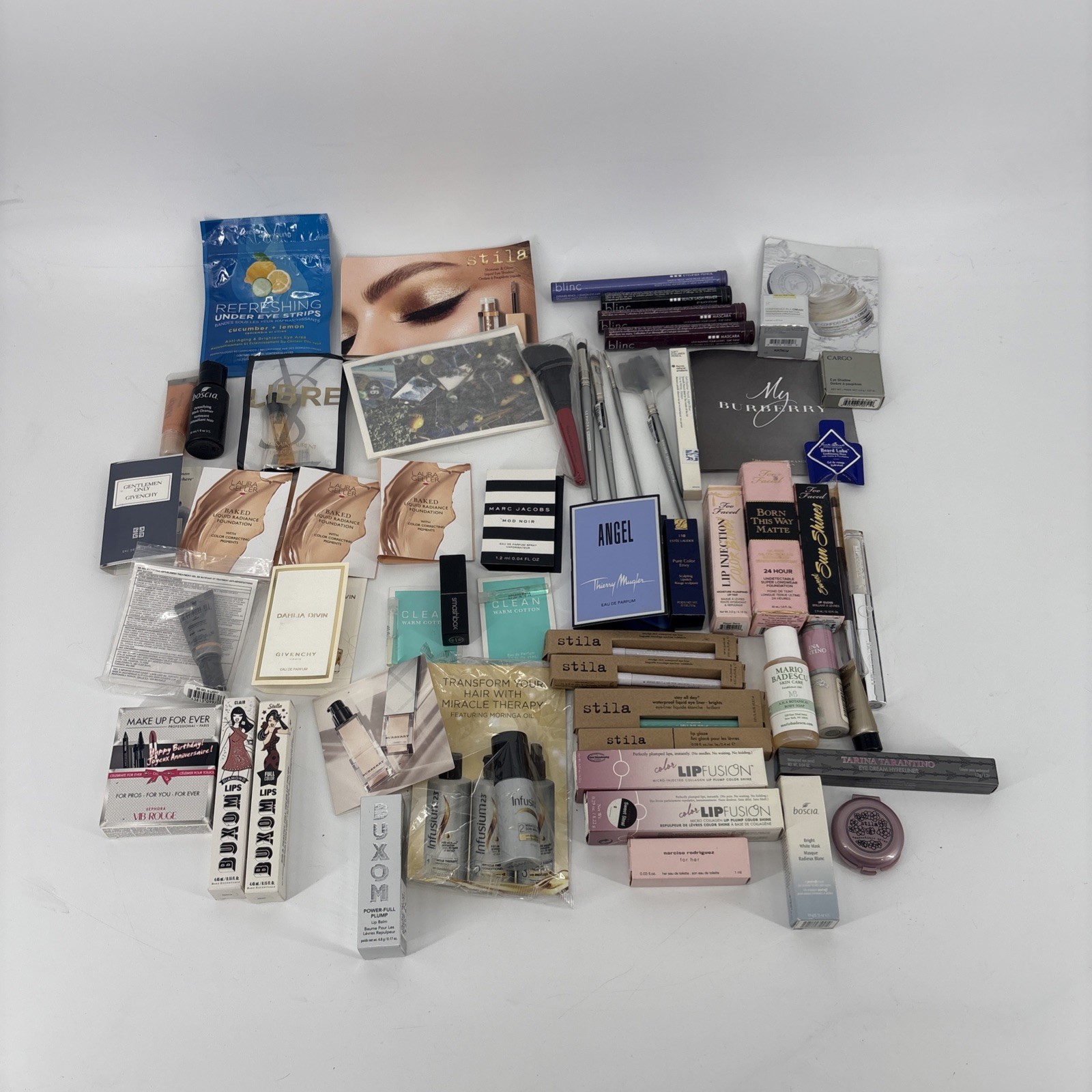 Premium Makeup Skincare Lot 40+ Pcs Too Faced Givenchy Stila Buxom Morphe NEW