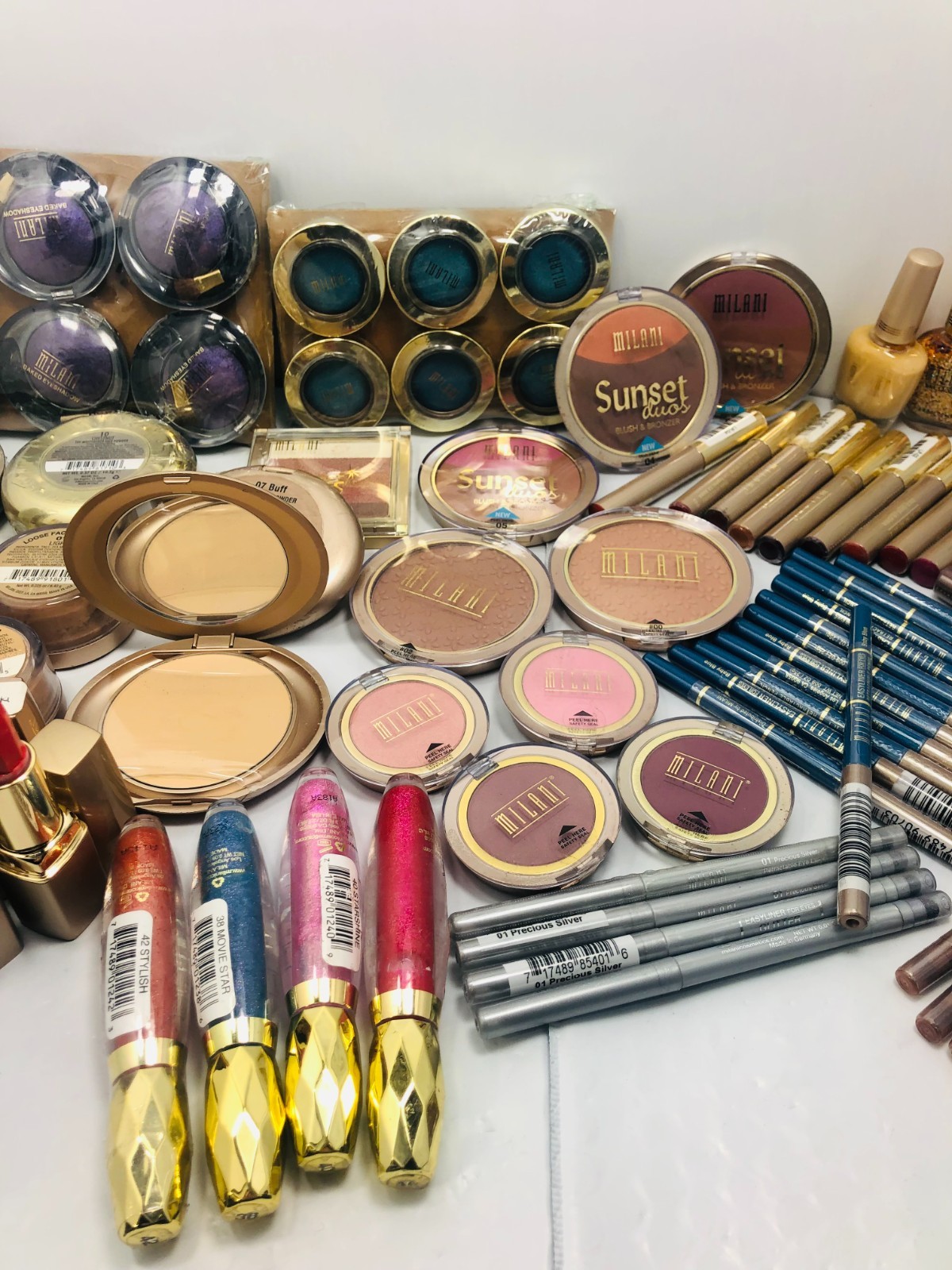 New 80 PC MILANI MIXED MAKEUP LOT **RARE HARD-TO-FIND ITEMS **GREAT DEAL!