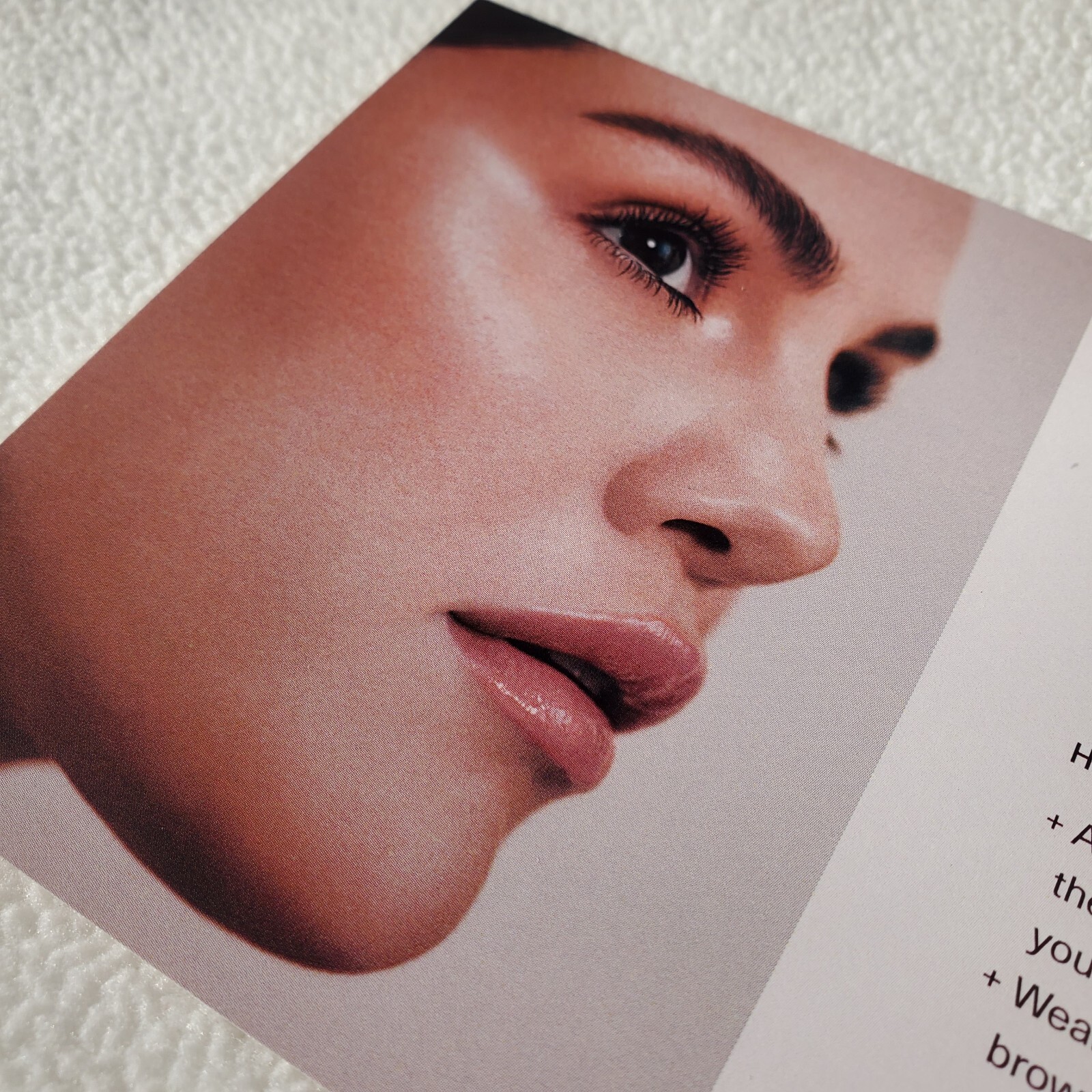 Rare Beauty By Selena Gomez Brow Harmony Gel PR Card