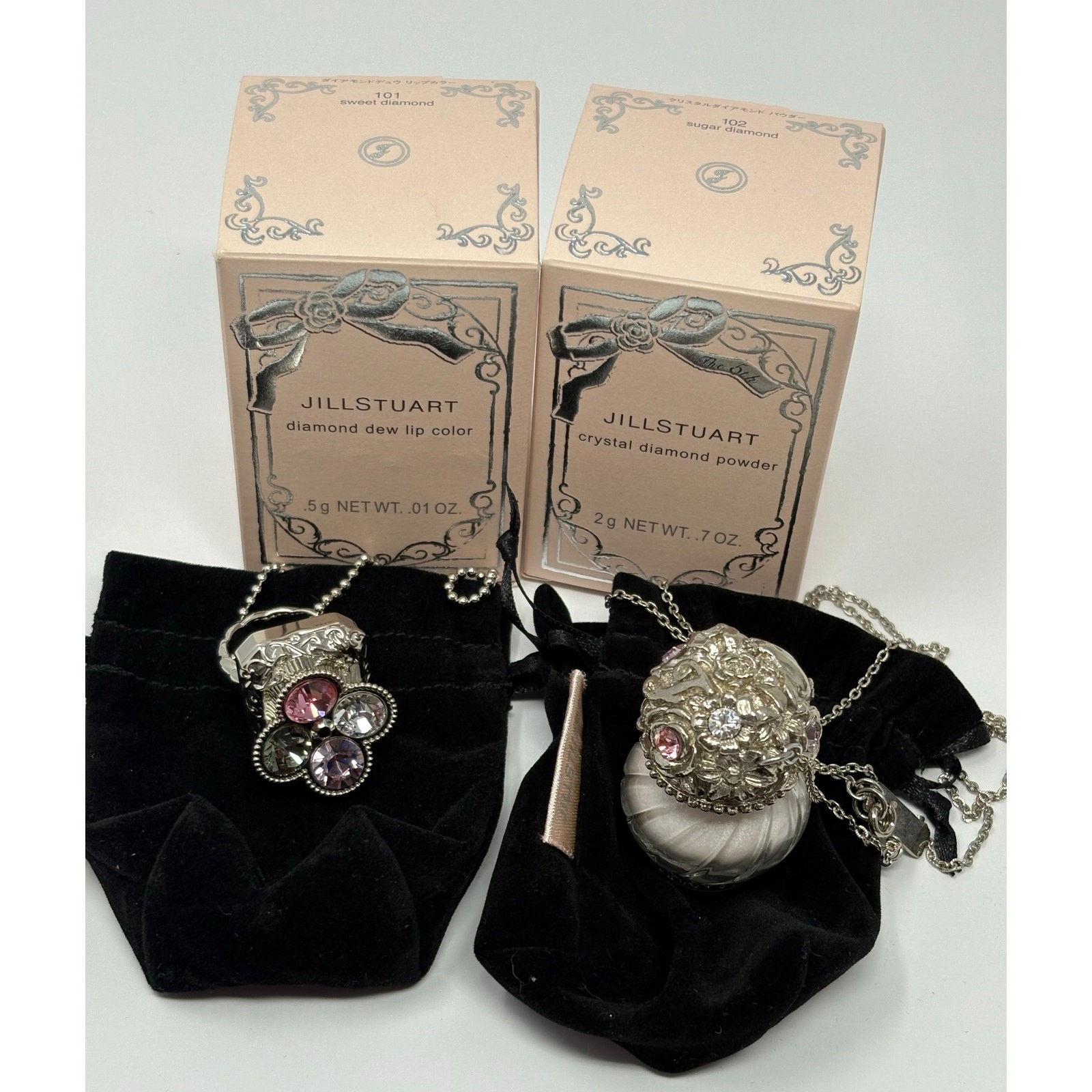 Jill Stuart Diamond Dew Lip Color & Crystal Diamond Powder Set – Limited Edition