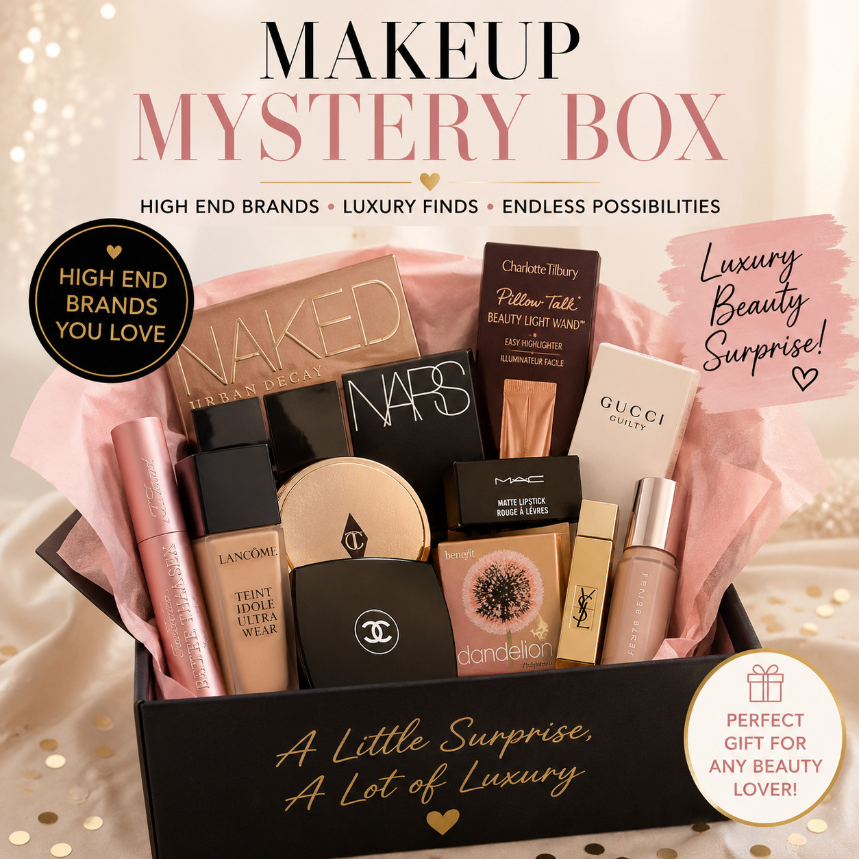 HIGH END MYSTERY BEAUTY LOT ($50 for $75 value) different